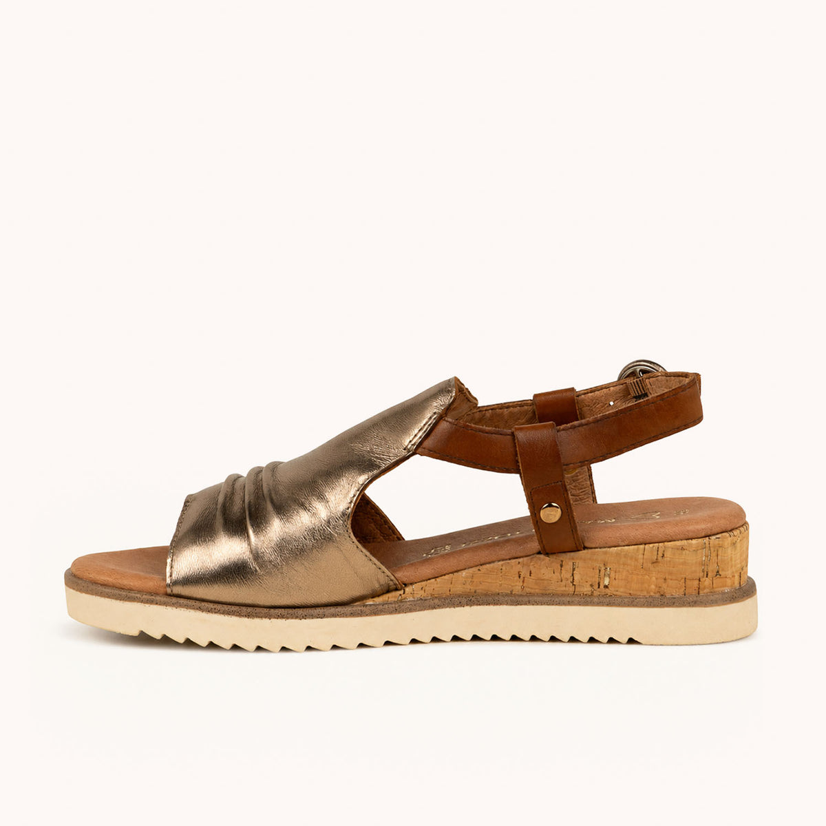 Sandales Femme MARCO TOZZI 28706 - MALUR Or/Bronze