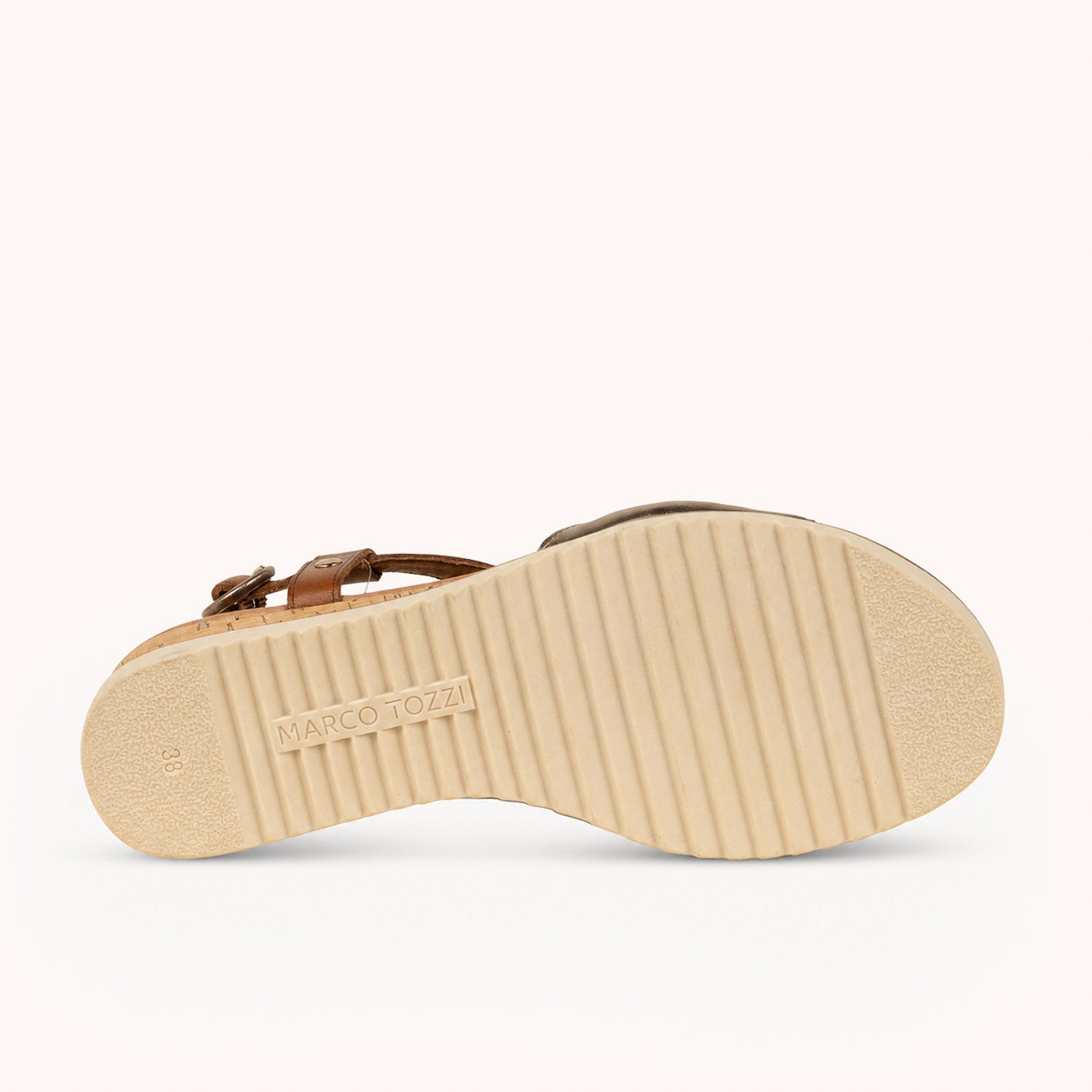 Sandales Femme MARCO TOZZI 28706 - MALUR Or/Bronze