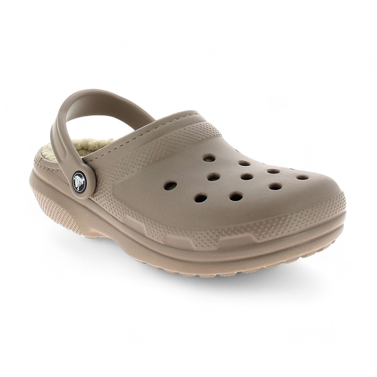 Tongs et crocs Femme CROCS CLASSIC LINED CLOG Beige