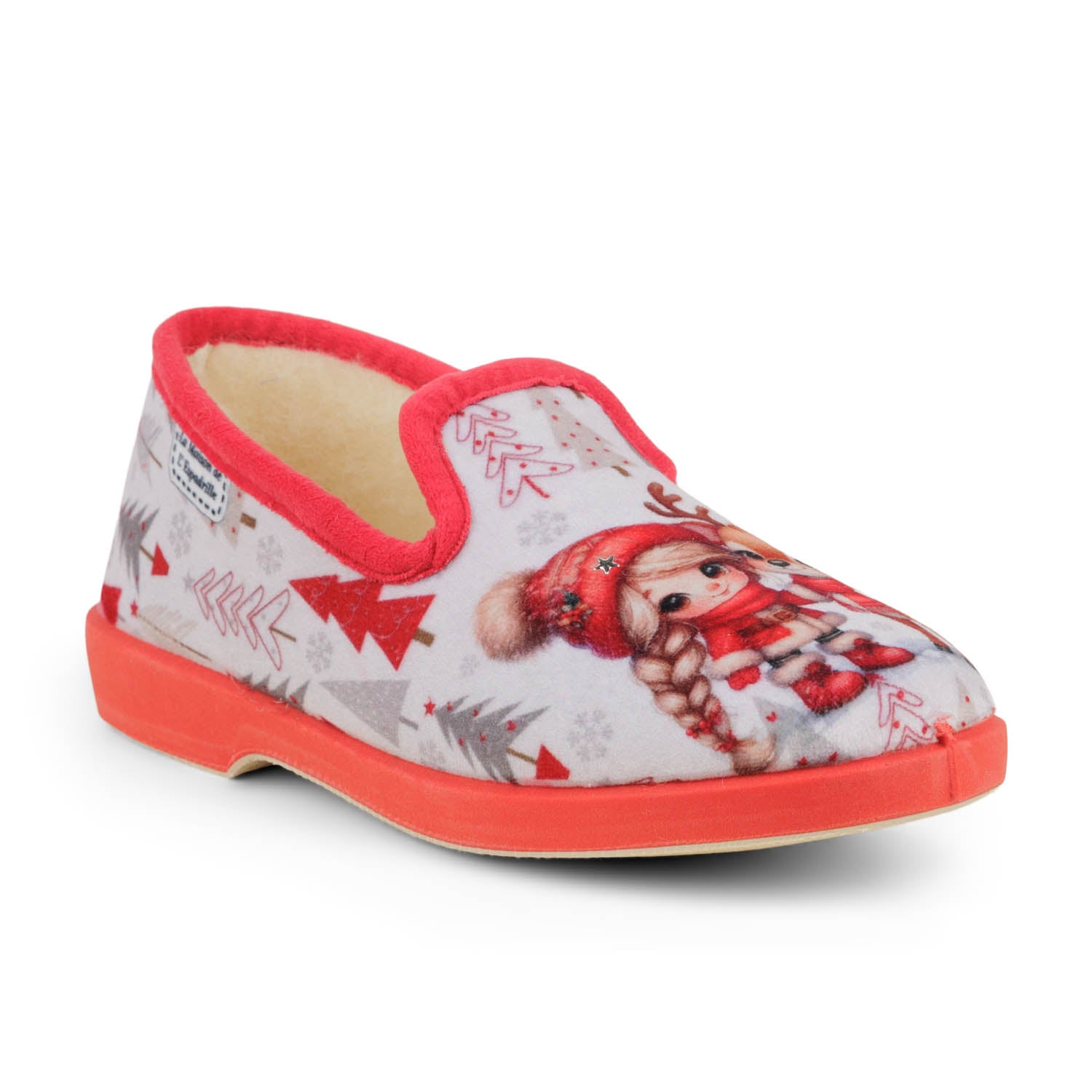 Chaussons Femme LA MAISON DE L'ESPADRILLE FRIENDS CHAR Gris