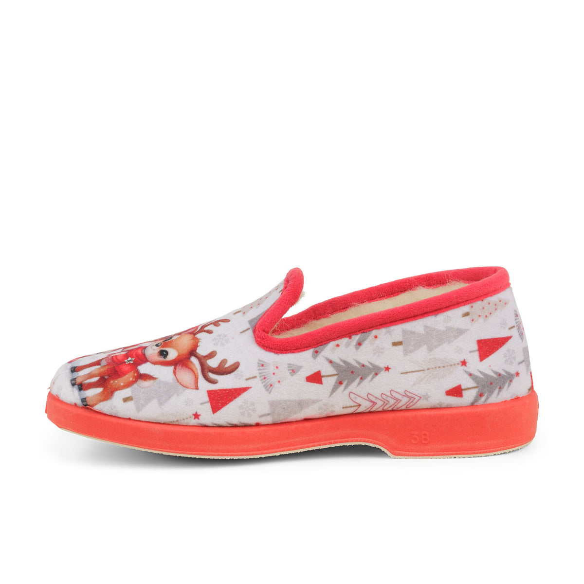 Chaussons Femme LA MAISON DE L'ESPADRILLE FRIENDS CHAR Gris