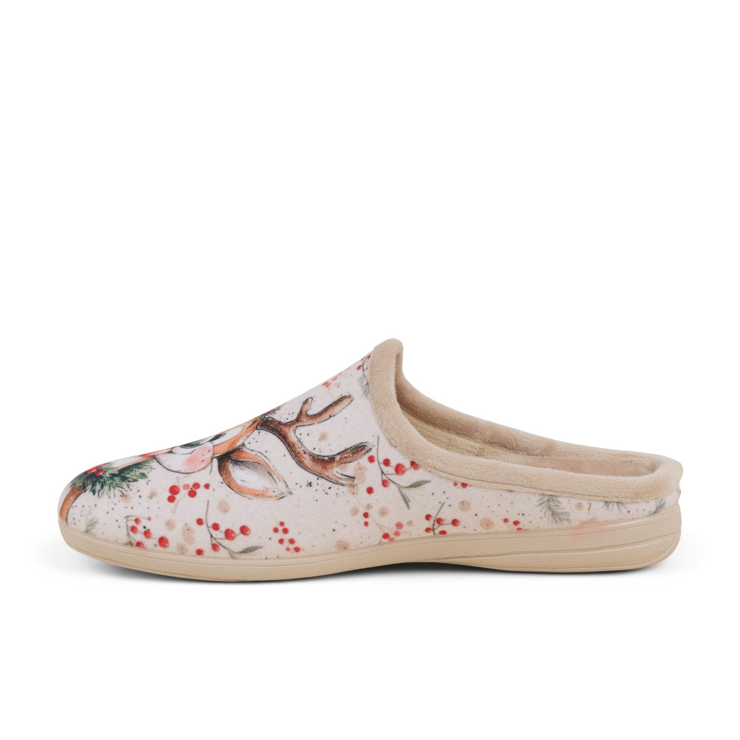 Chaussons Femme LA MAISON DE L'ESPADRILLE RENNES MULE Beige