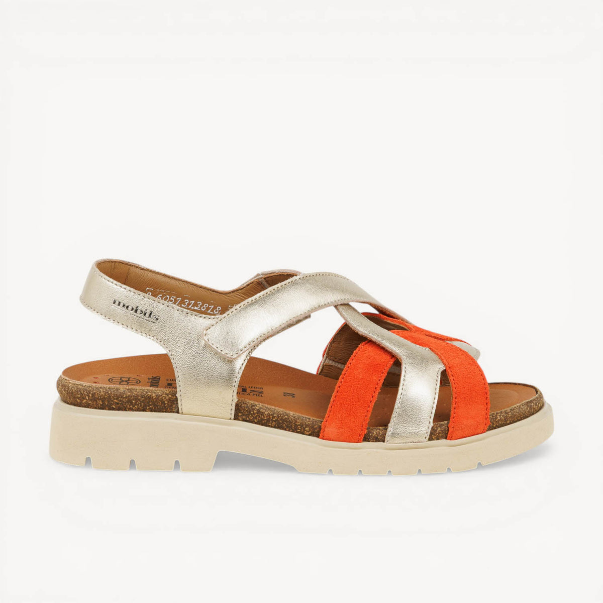 Sandales Femme MOBILS BY MEPHISTO SWAY Or/Bronze
