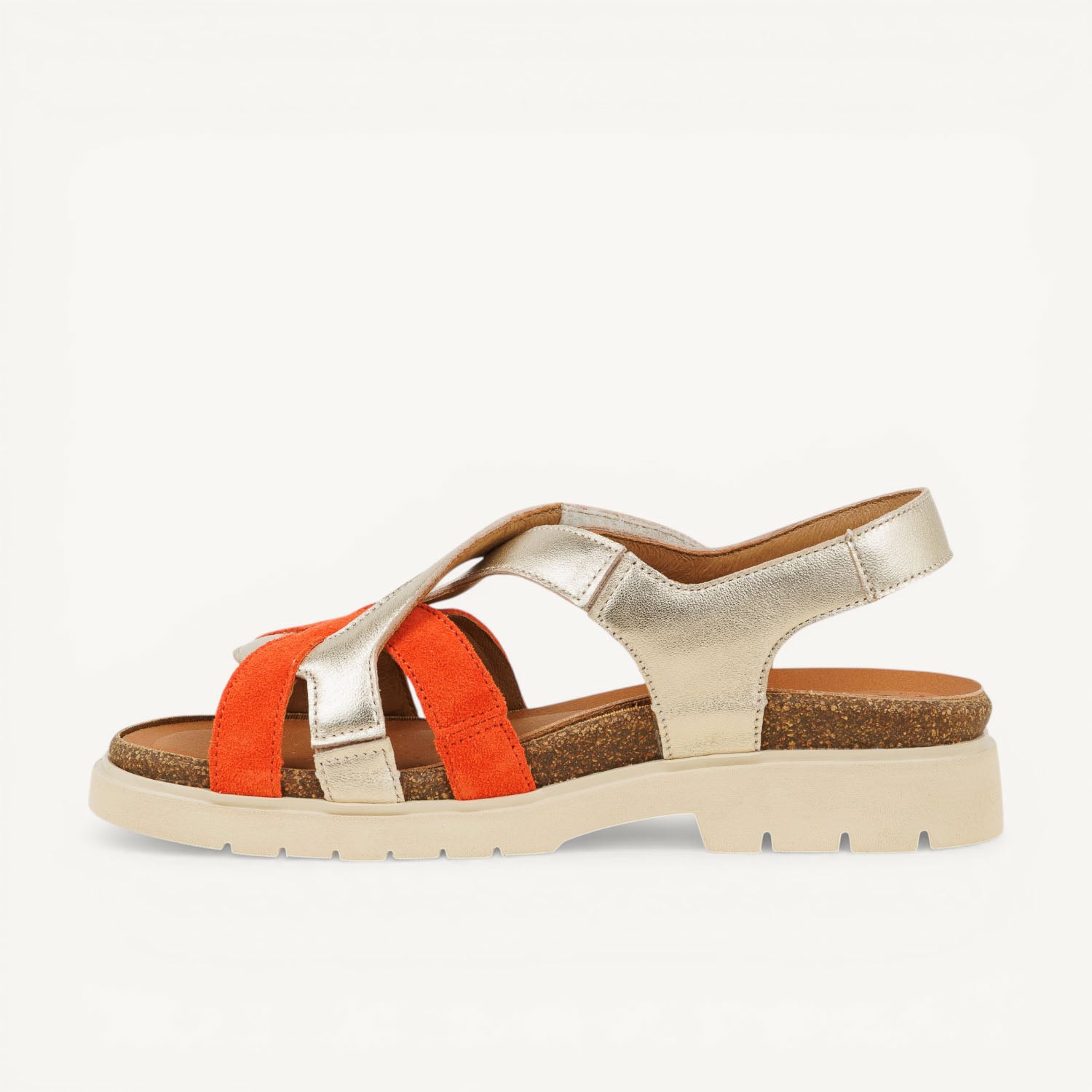 Sandales Femme MOBILS BY MEPHISTO SWAY Or/Bronze