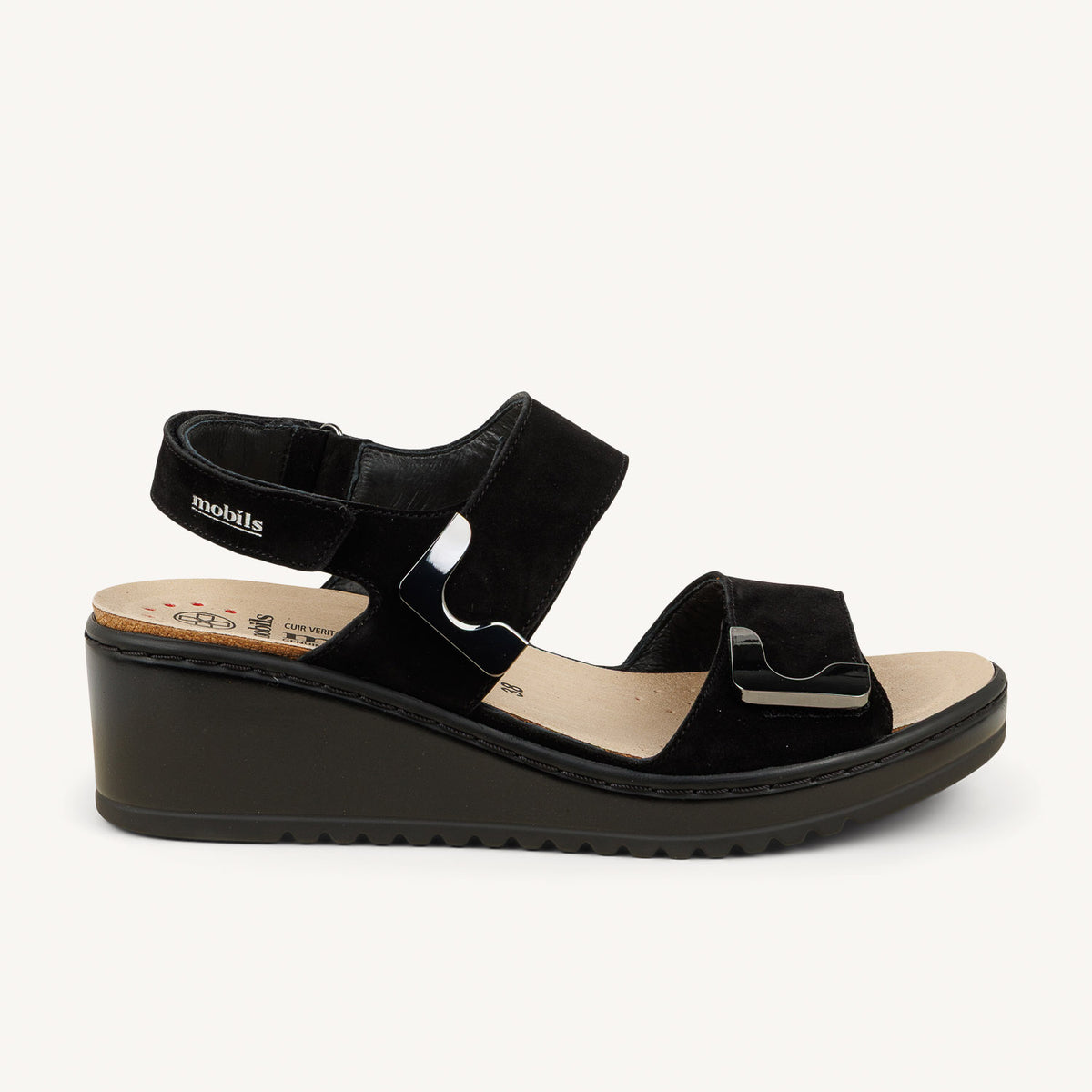 Sandales Femme MOBILS BY MEPHISTO NAWEL Noir