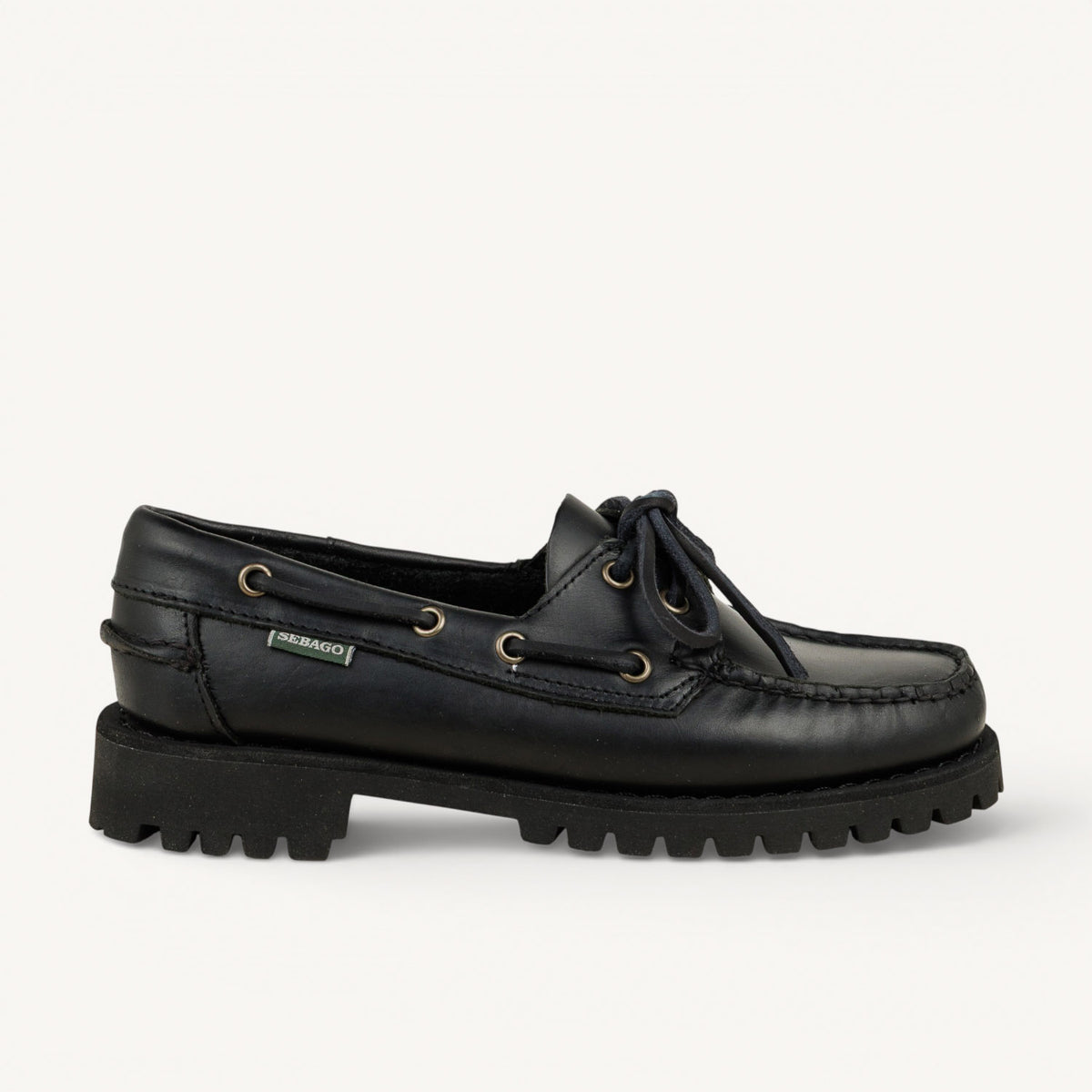 Chaussures bateau Femme SEBAGO RANGER WAXY WOMAN Noir