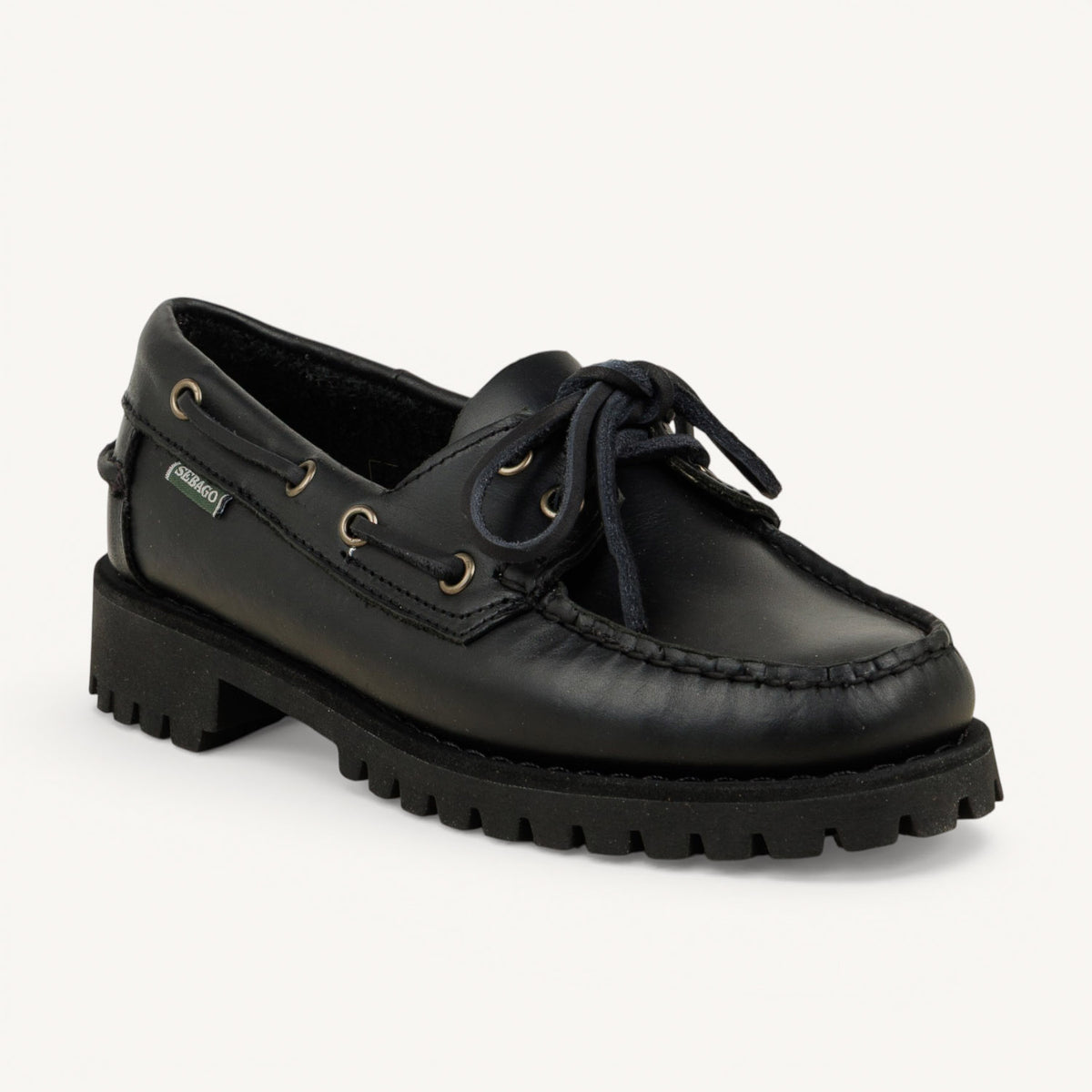 Chaussures bateau Femme SEBAGO RANGER WAXY WOMAN Noir