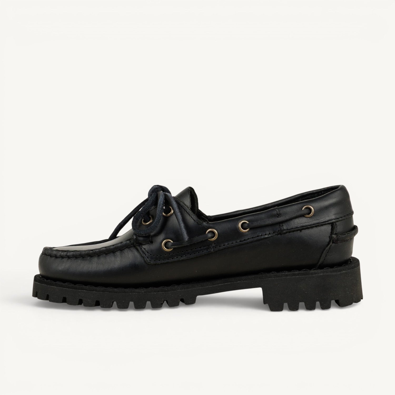 Chaussures bateau Femme SEBAGO RANGER WAXY WOMAN Noir