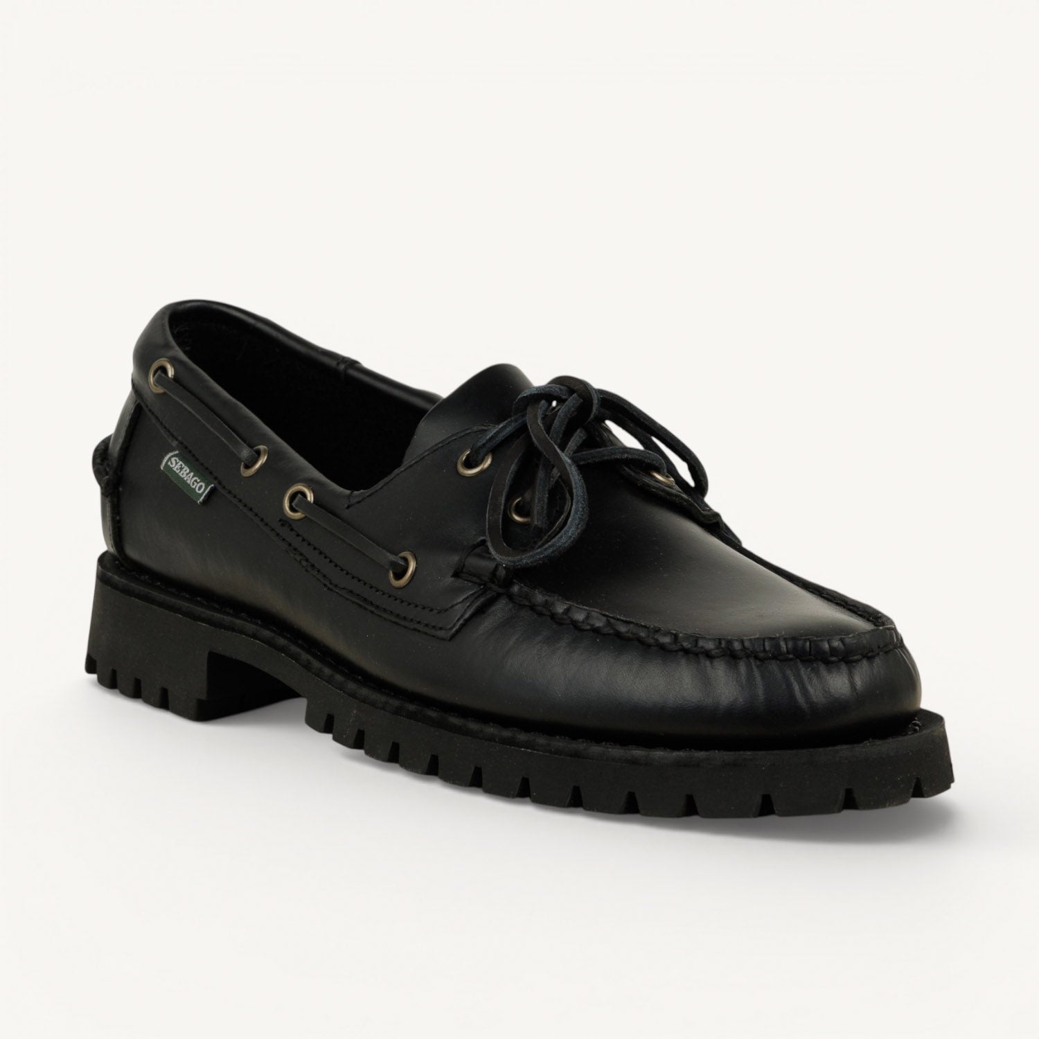 Chaussures bateau Homme SEBAGO RANGER WAXY MAN Noir