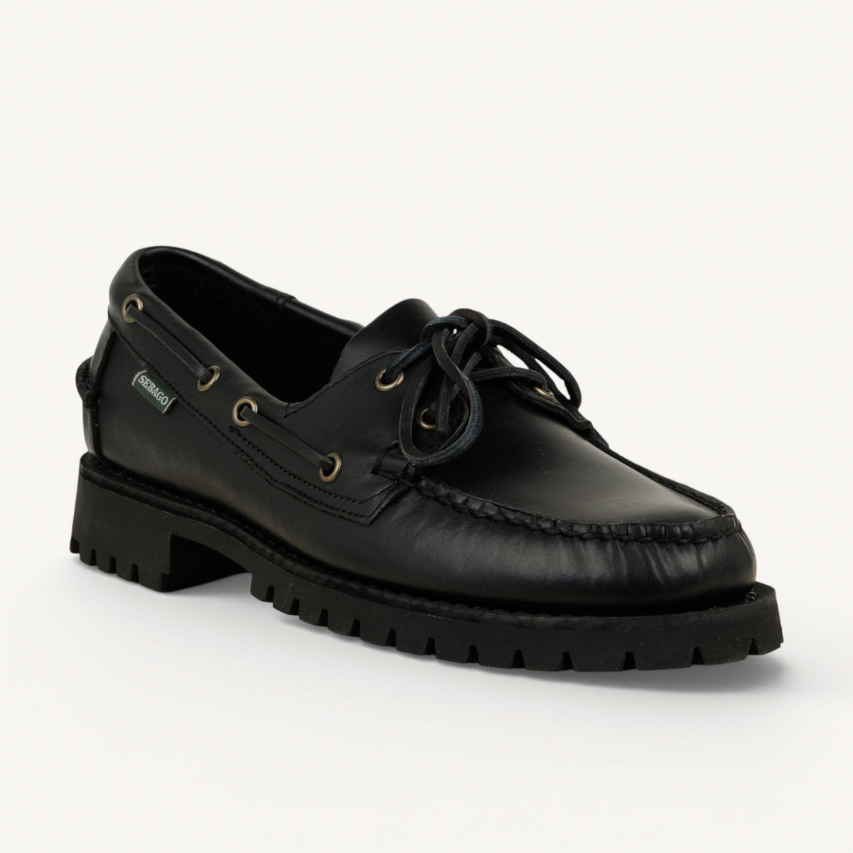 Chaussures bateau Homme SEBAGO RANGER WAXY MAN Noir