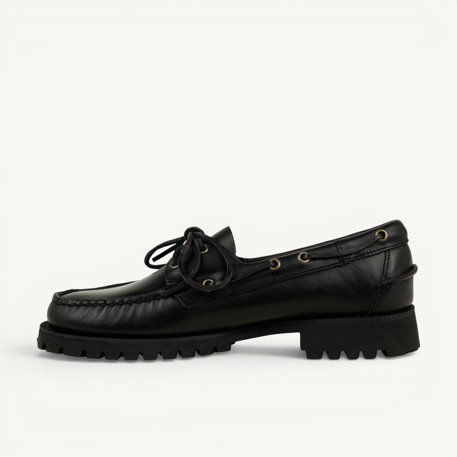 Chaussures bateau Homme SEBAGO RANGER WAXY MAN Noir