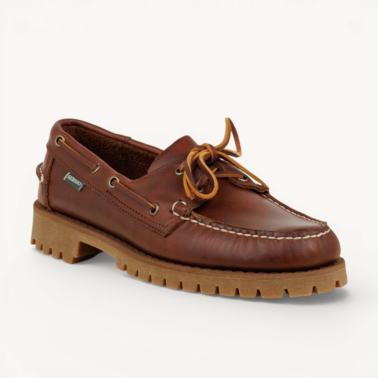 Chaussures bateau Homme SEBAGO RANGER WAXY MAN Marron