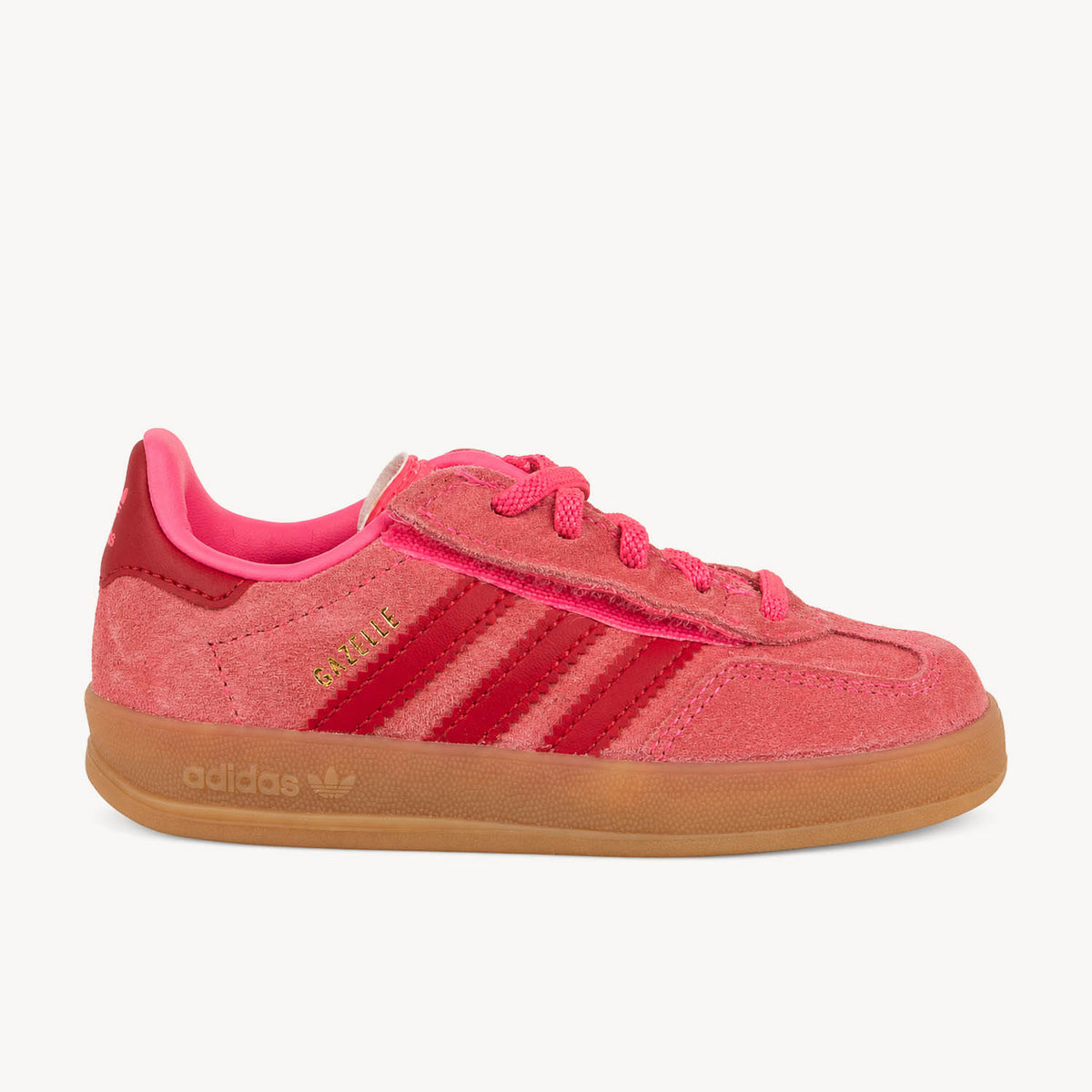 Sneakers Enfant ADIDAS GAZELLE INDOOR ELASTIQUÉ Rose