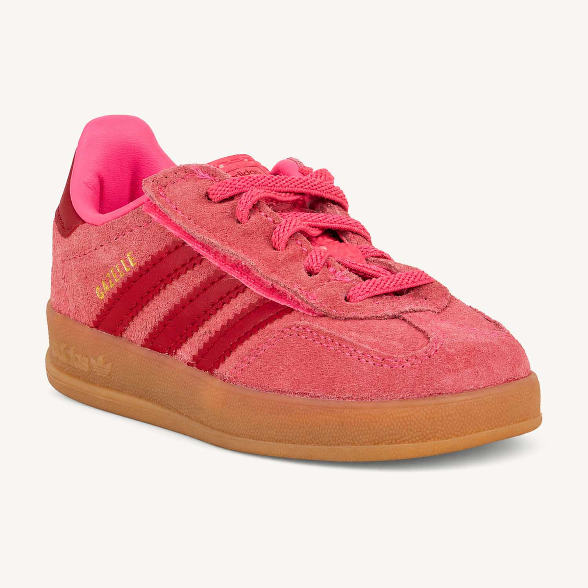 Sneakers Enfant ADIDAS GAZELLE INDOOR ELASTIQUÉ Rose