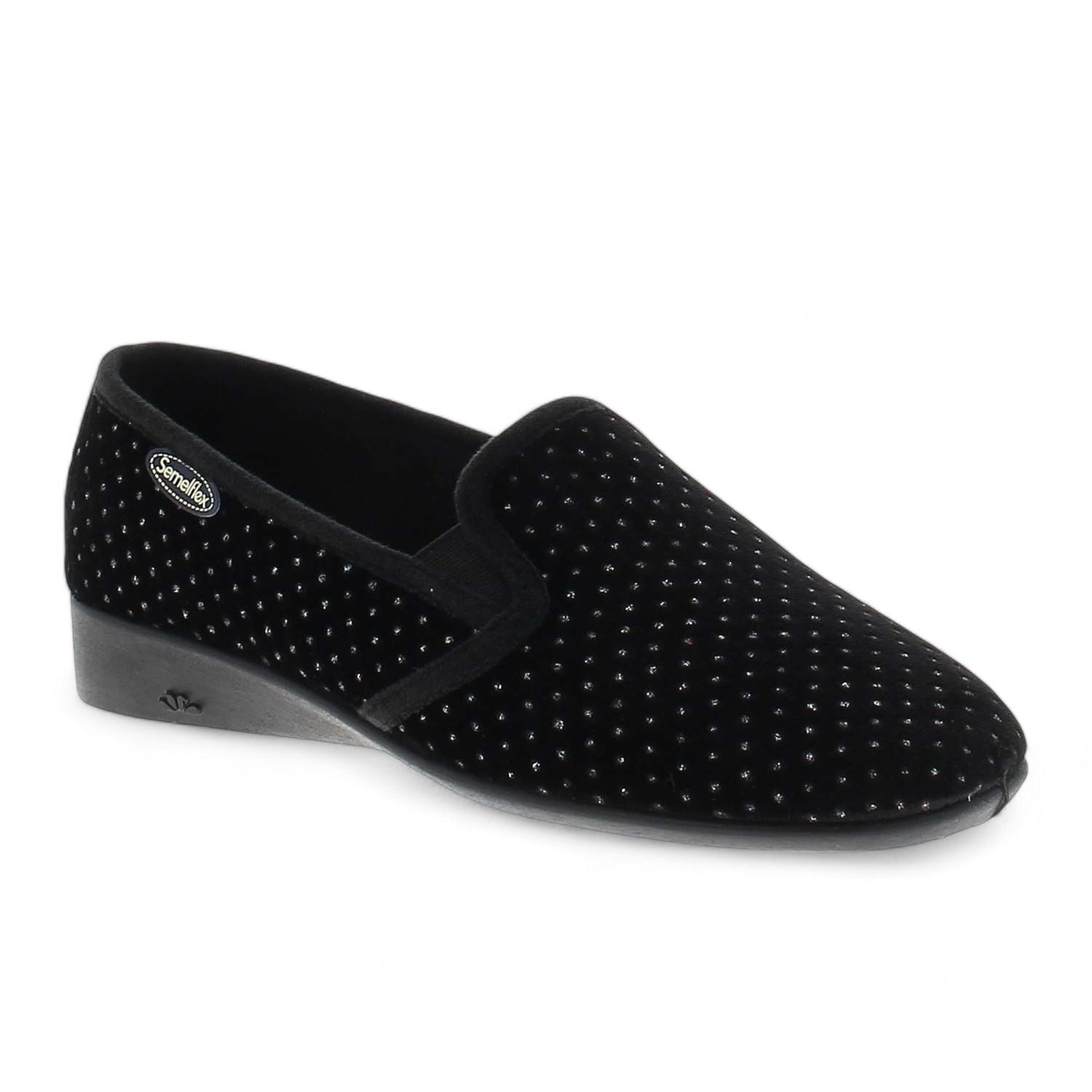Chaussons Femme SEMELFLEX MARIE CHRISTINE Noir