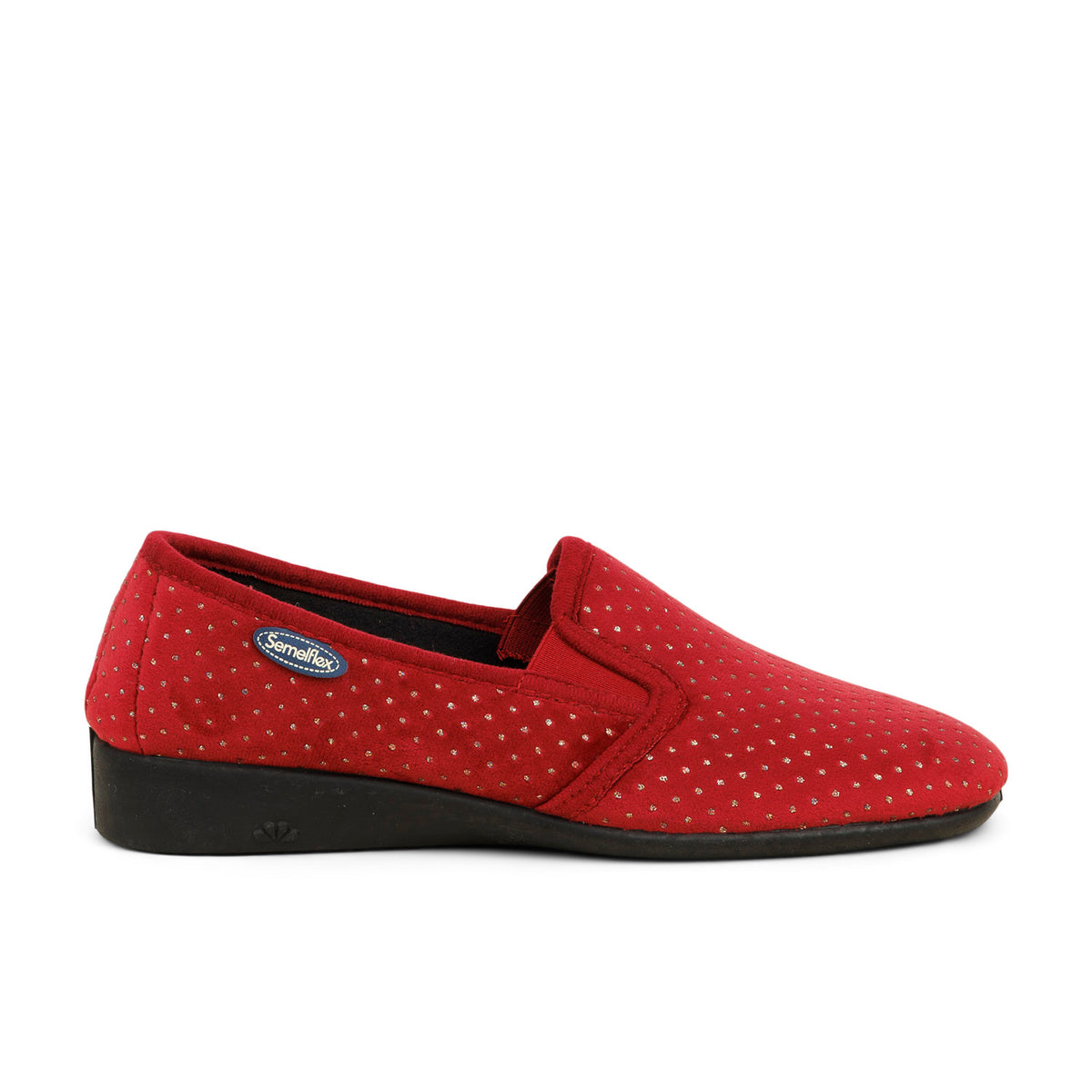 Chaussons Femme SEMELFLEX MARIE CHRISTINE Rouge
