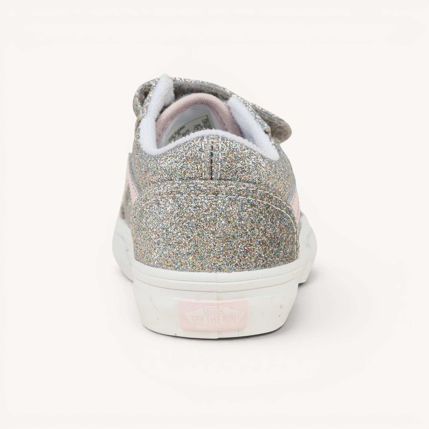 Sneakers Enfant VANS OLD SKOOL V GLITTER Gris