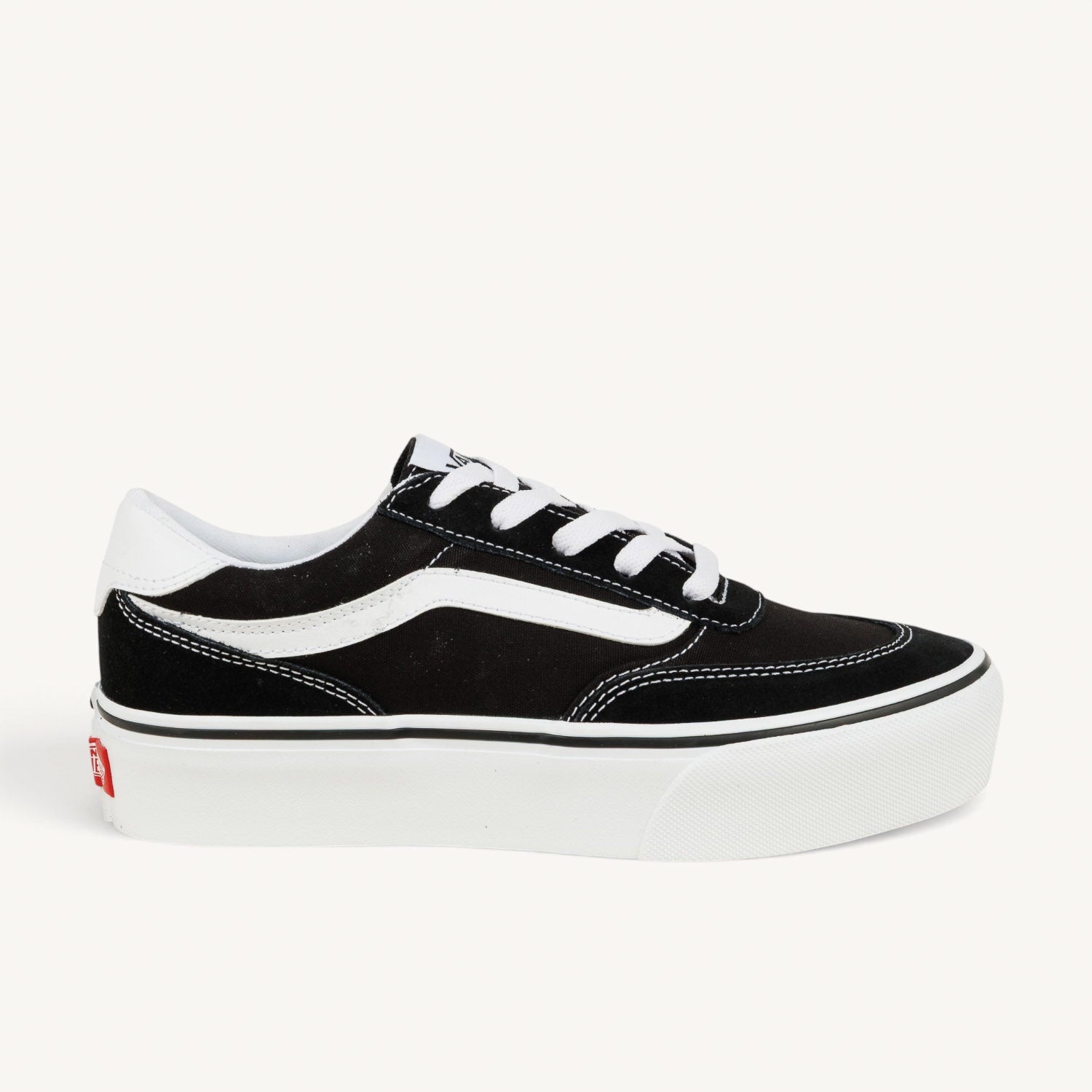 Sneakers Femme VANS BROOKLYN LS PLAT Noir
