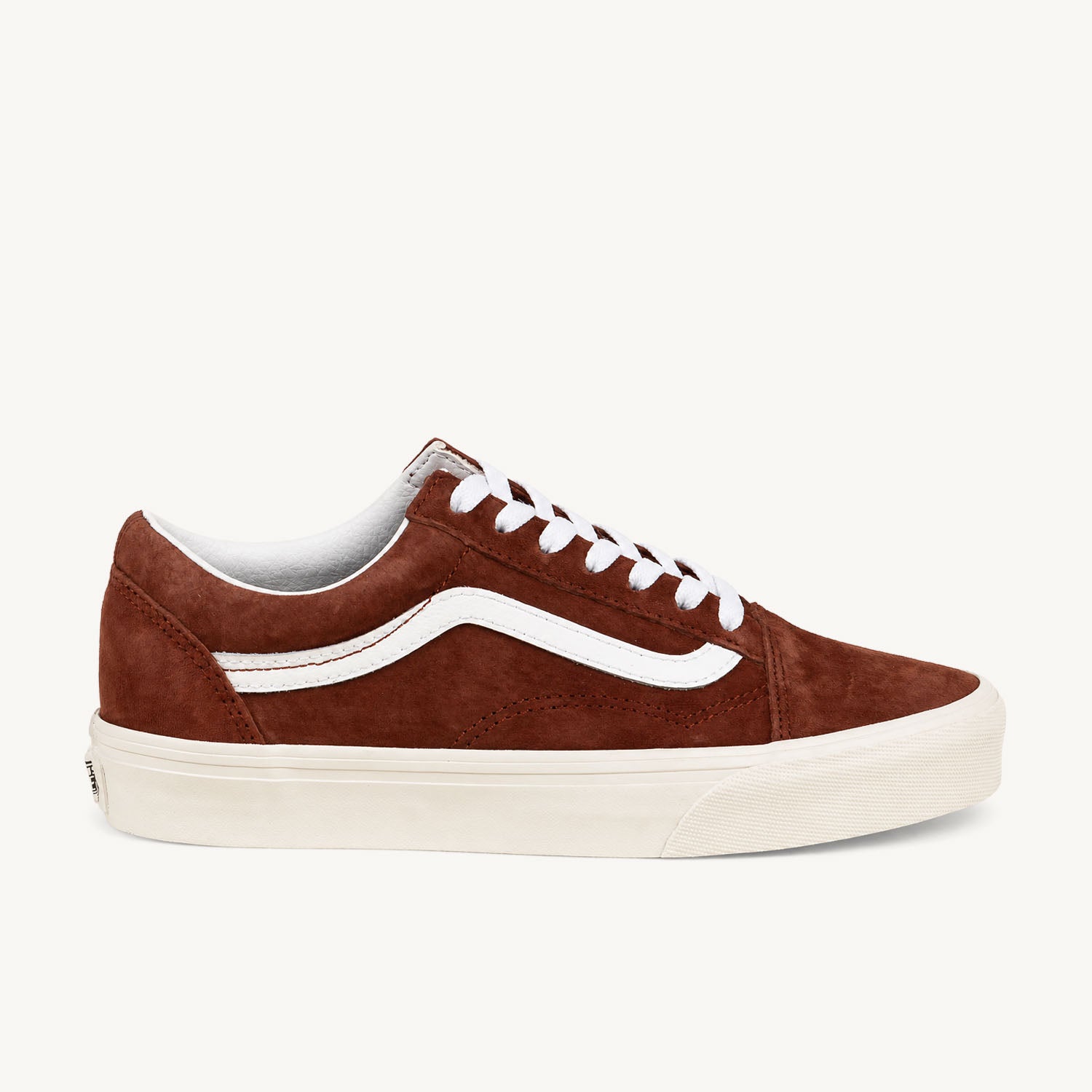 Sneakers Femme VANS OLD SKOOL PIC SUEDE Marron