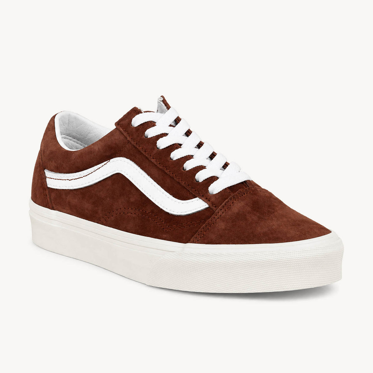 Sneakers Femme VANS OLD SKOOL PIC SUEDE Marron