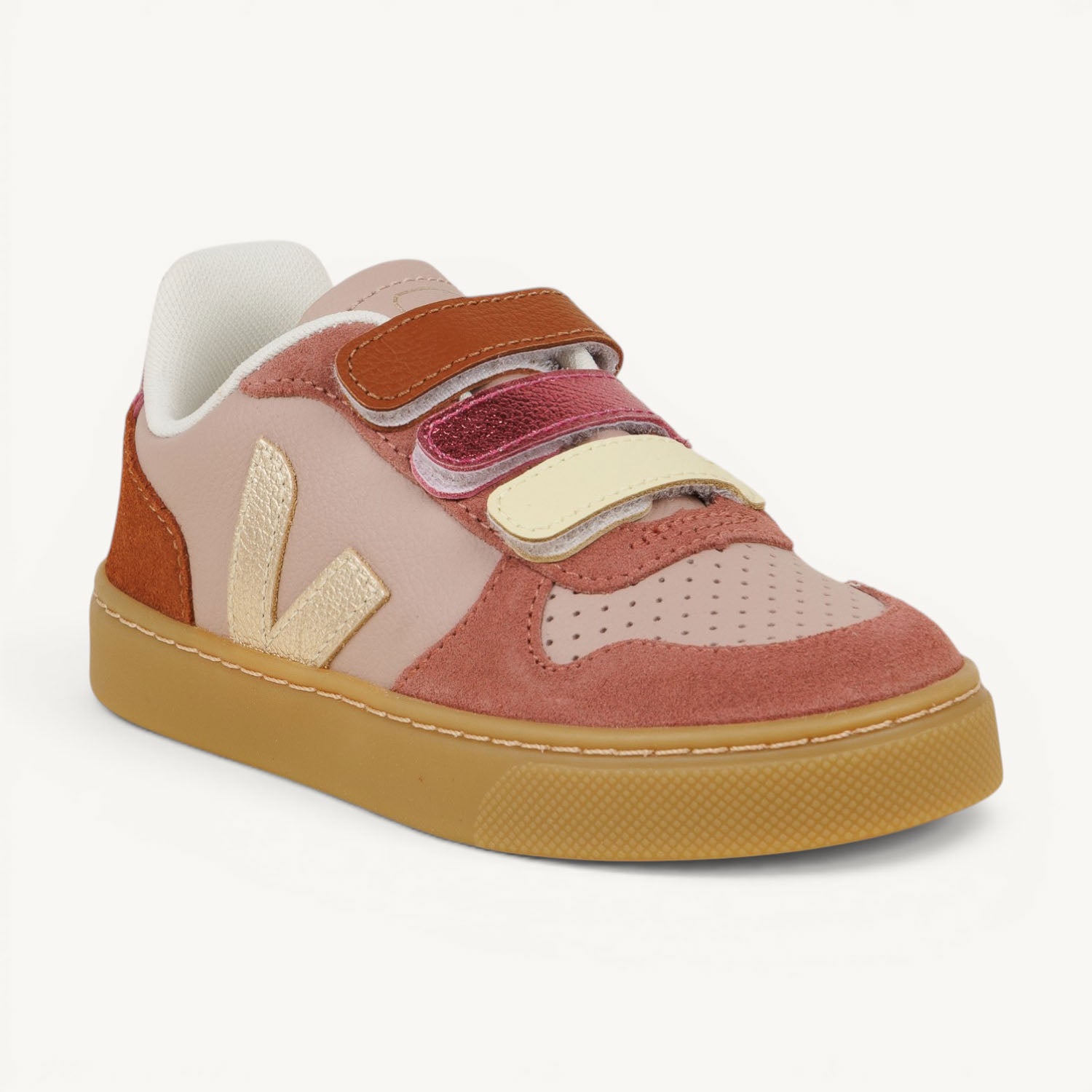 Sneakers Enfant VEJA SMALL V10 Rose