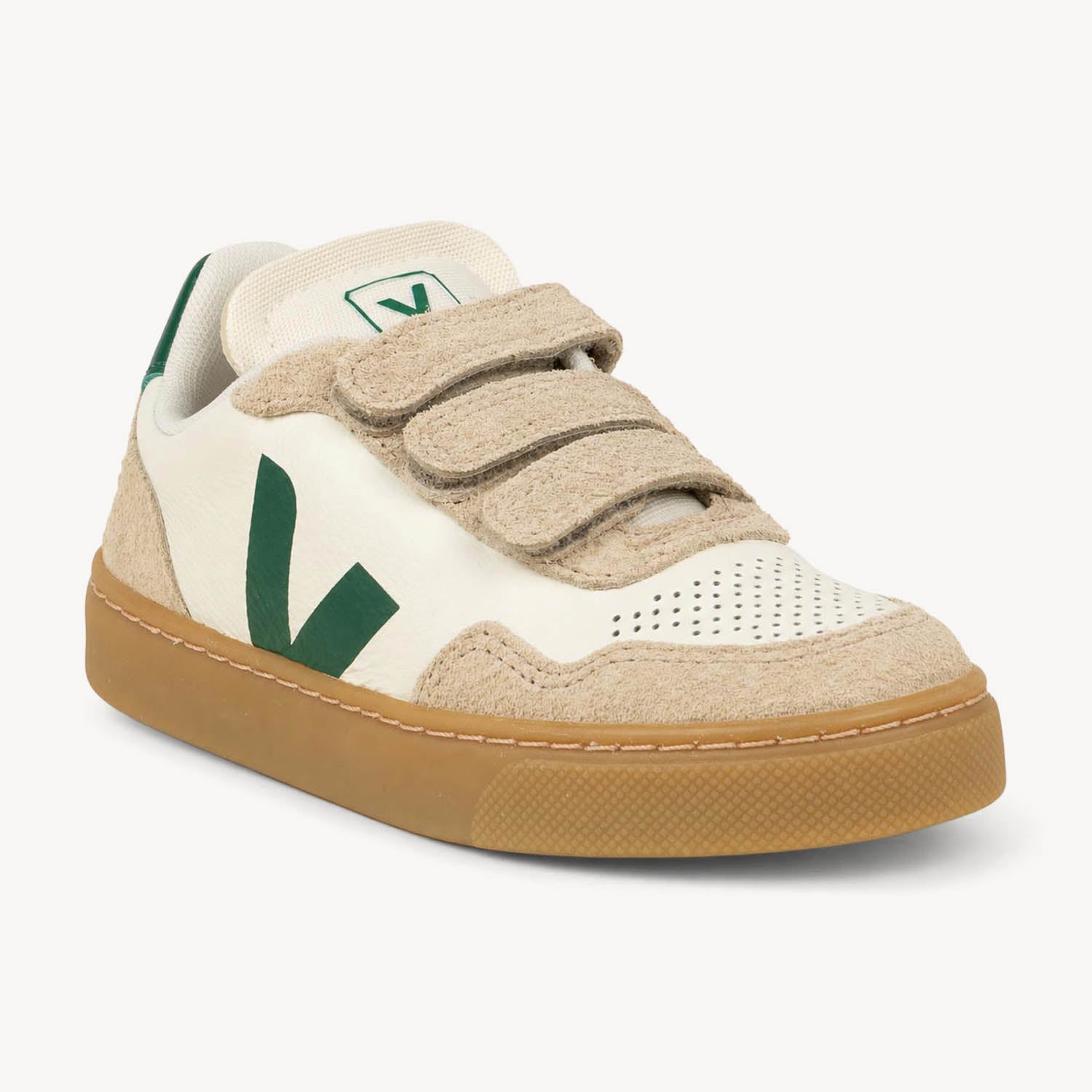 Sneakers Enfant VEJA SMALL V90 Leather PURE GOLF