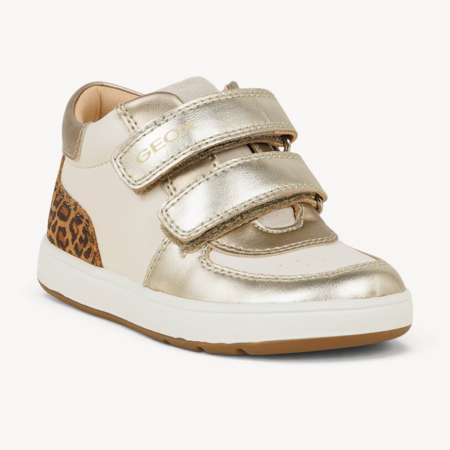 Chaussures montantes Enfant GEOX BIGLIA GIRL Premiers Pas Or/Bronze