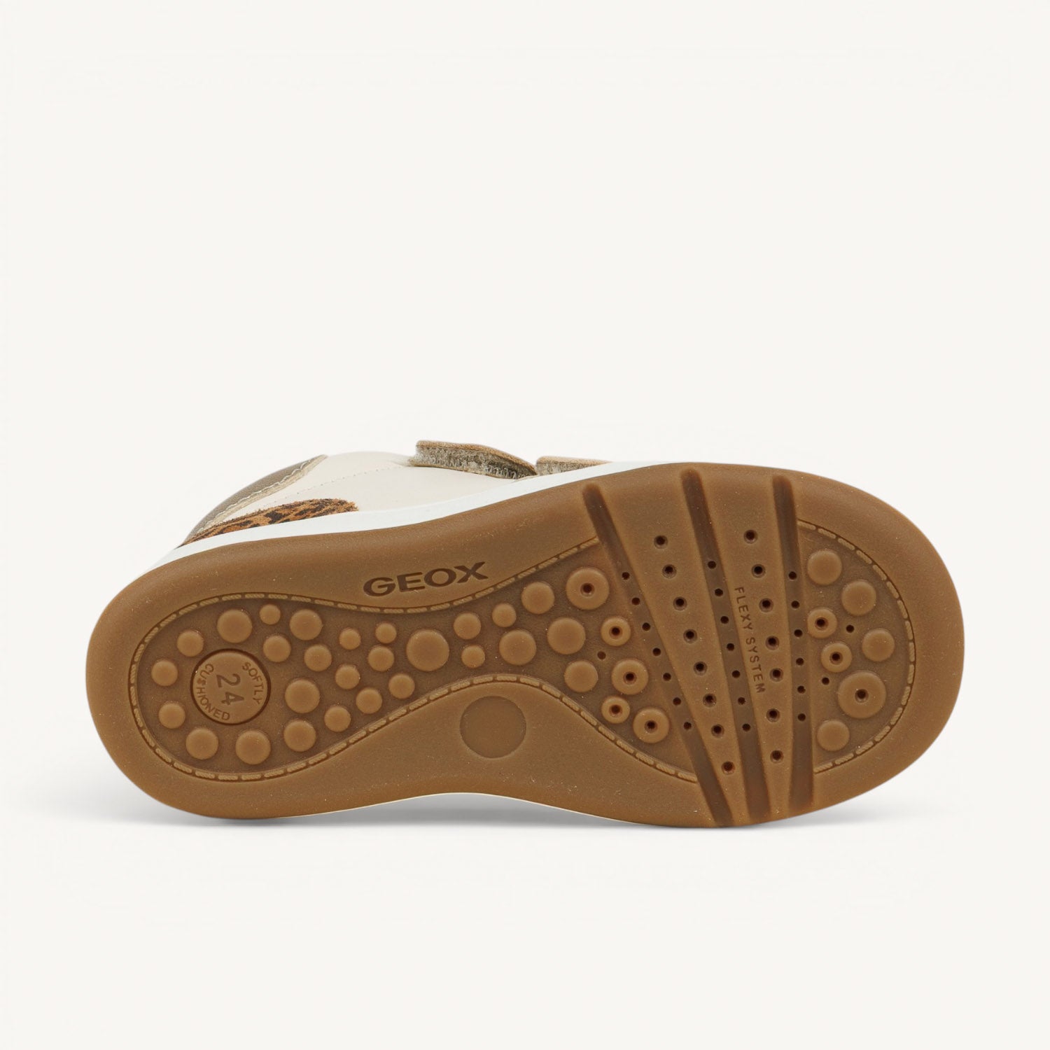 Chaussures montantes Enfant GEOX BIGLIA GIRL Premiers Pas Or/Bronze