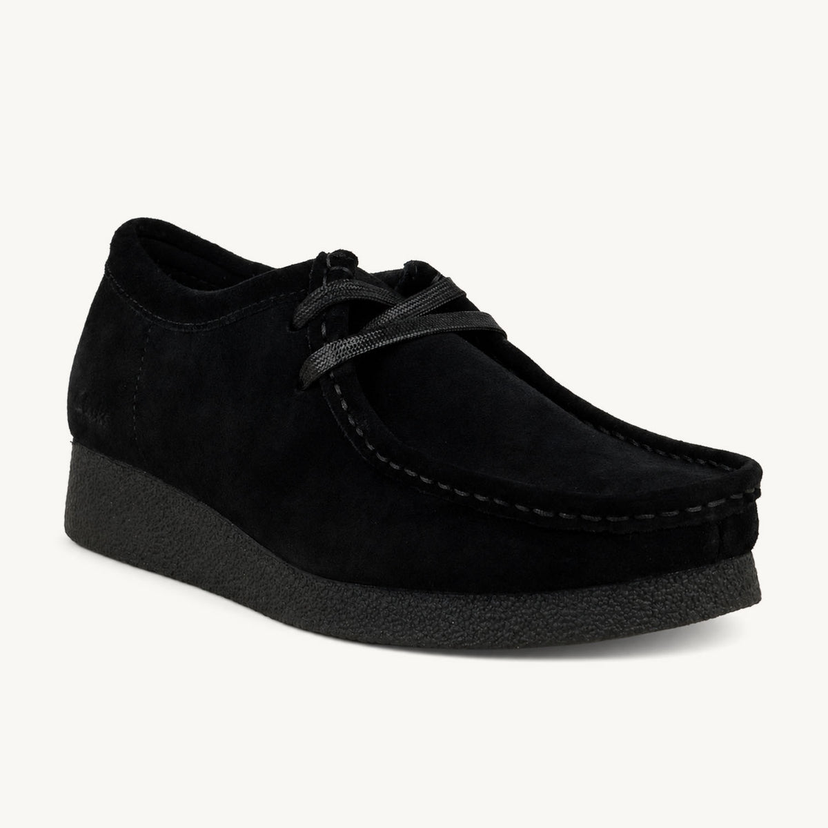 Derbies Femme CLARKS WALLABEE EVO Noir