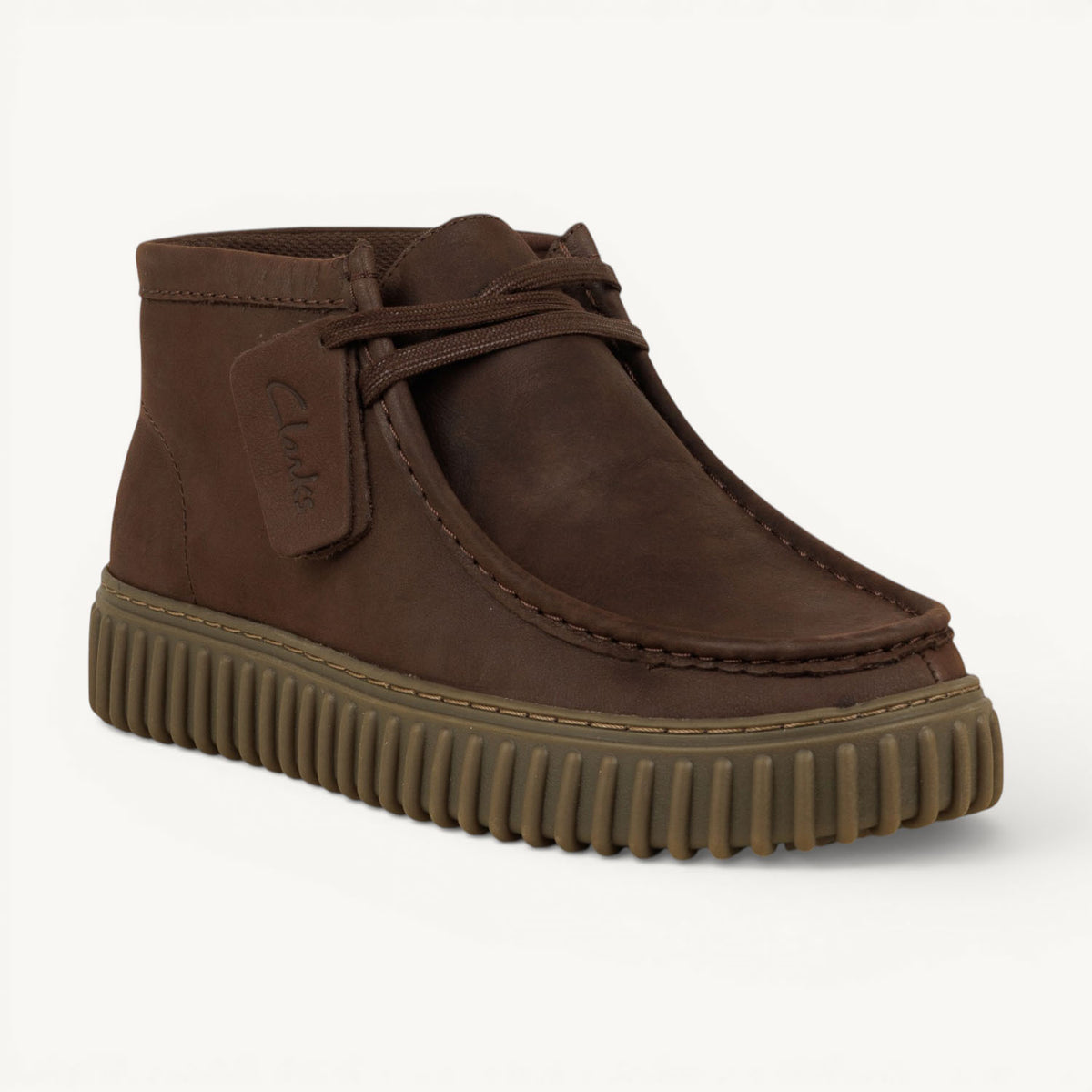 Derbies et Richelieus Homme CLARKS TORHILL HI Marron