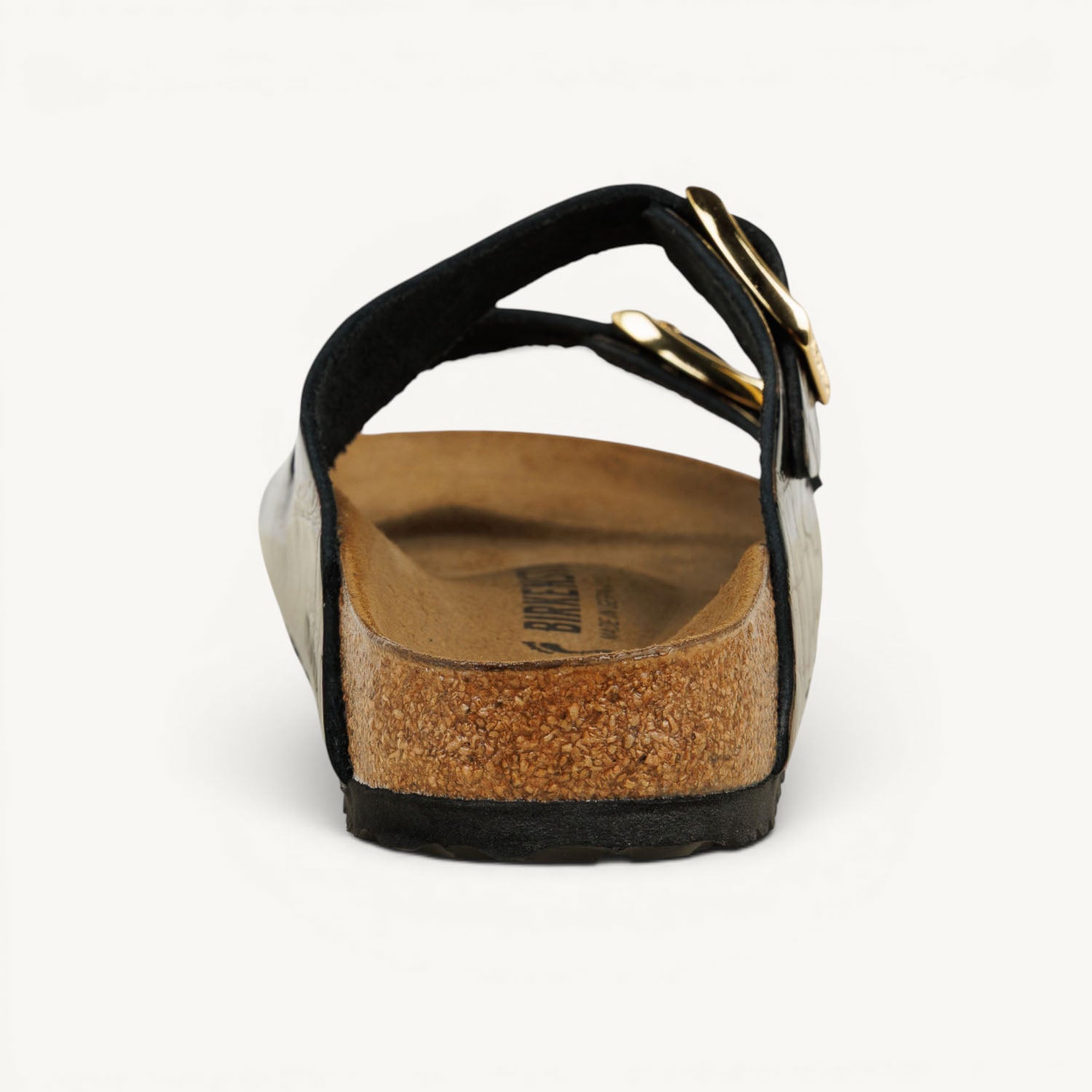 Mules Femme BIRKENSTOCK ARIZONA LENA LEATHER BLACK Marron