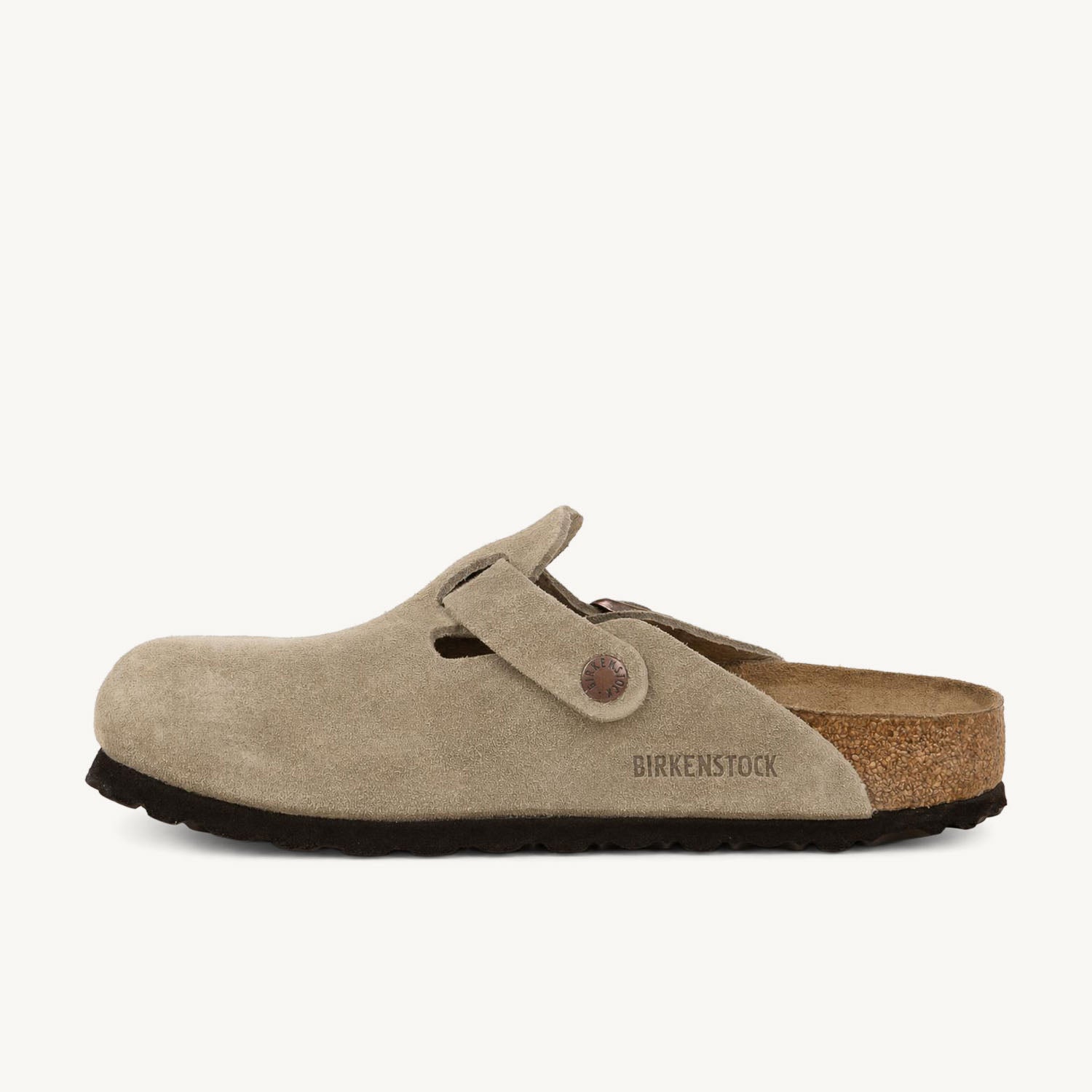 Mules Femme BIRKENSTOCK BOSTON Beige