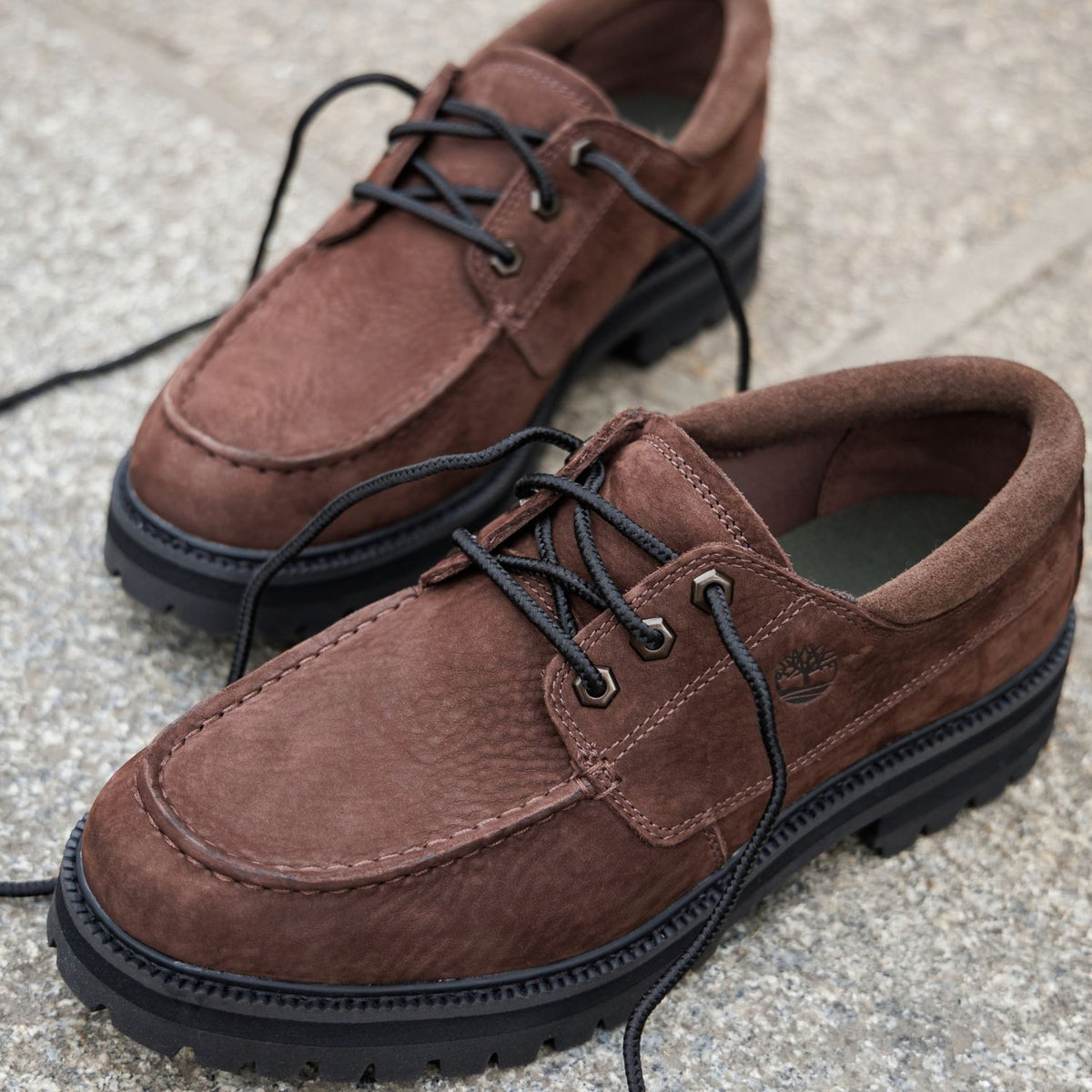 Derbies et Richelieus Homme TIMBERLAND BRITTON DRIVE LACE Marron