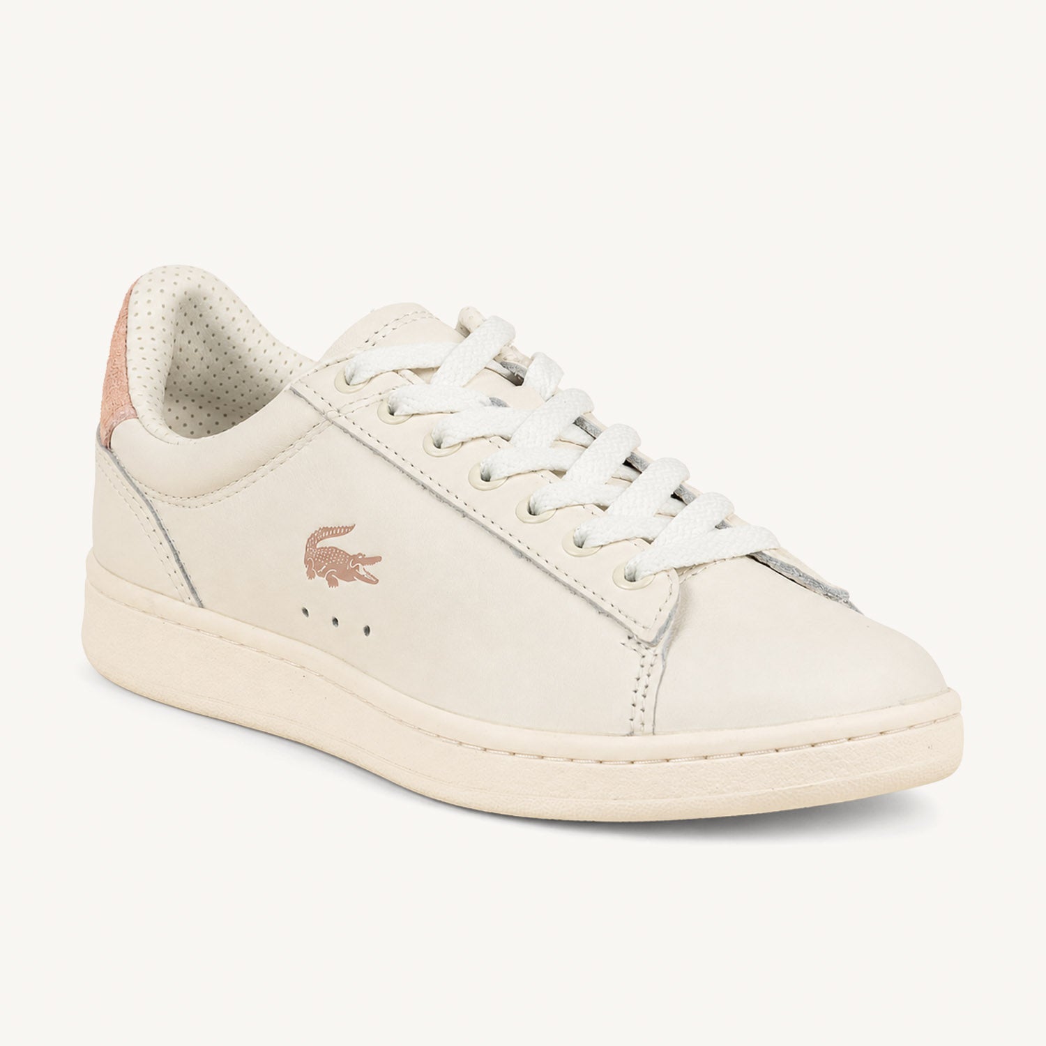 Sneakers Femme LACOSTE CARNABY Beige