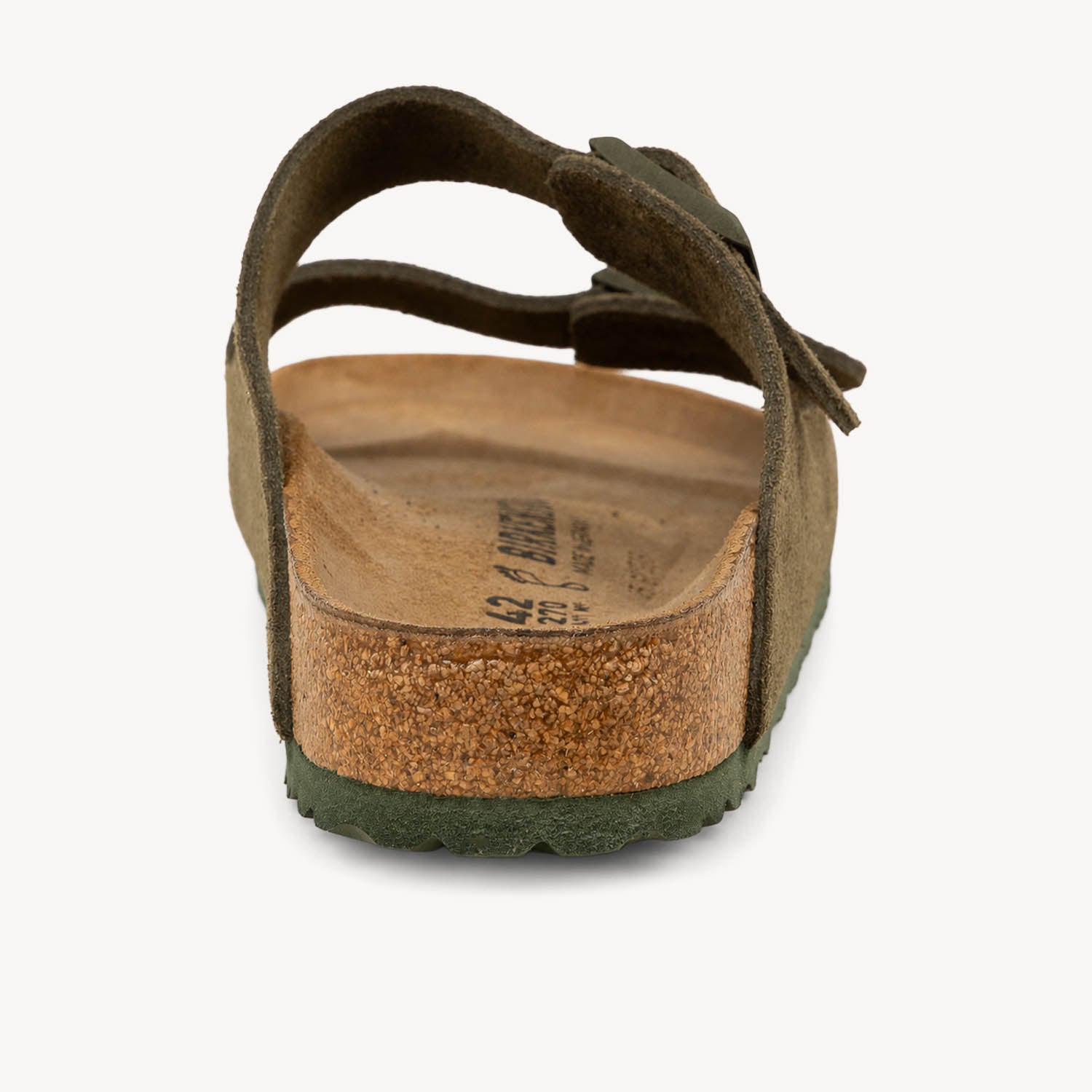 Sandales Homme BIRKENSTOCK ARIZONA SUEDE Kaki