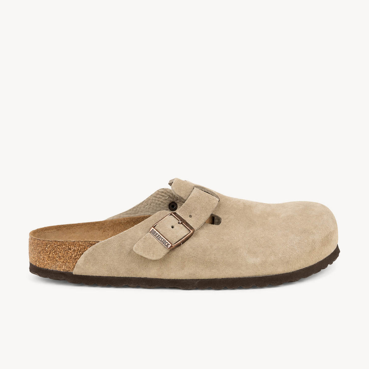 Sandales Homme BIRKENSTOCK BOSTON SUEDE Beige