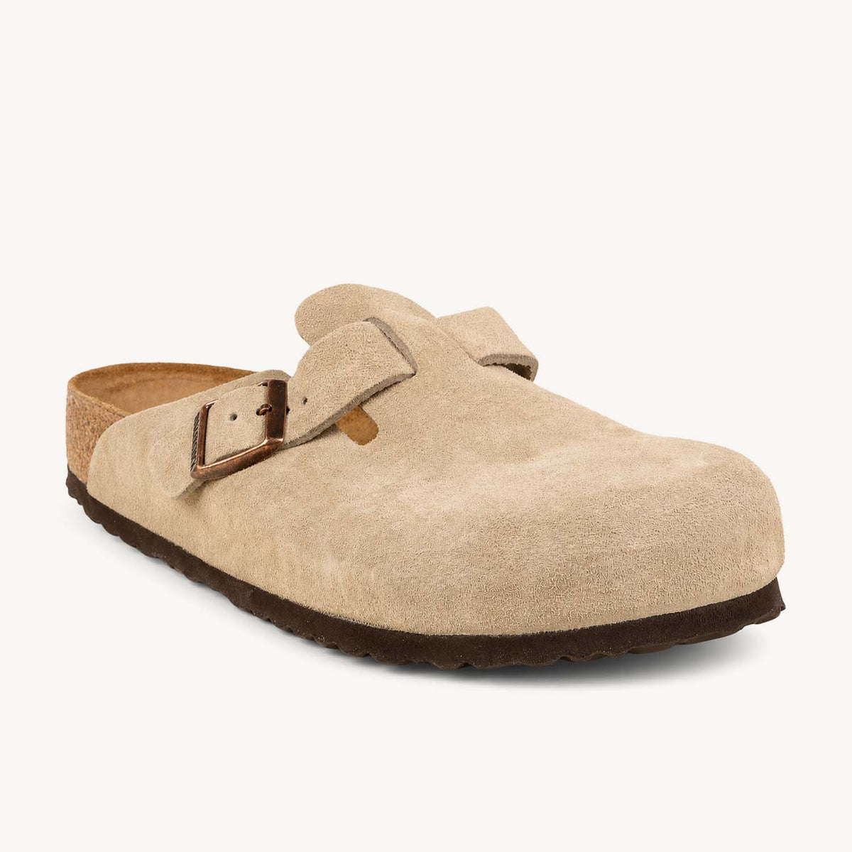 Sandales Homme BIRKENSTOCK BOSTON SUEDE Beige