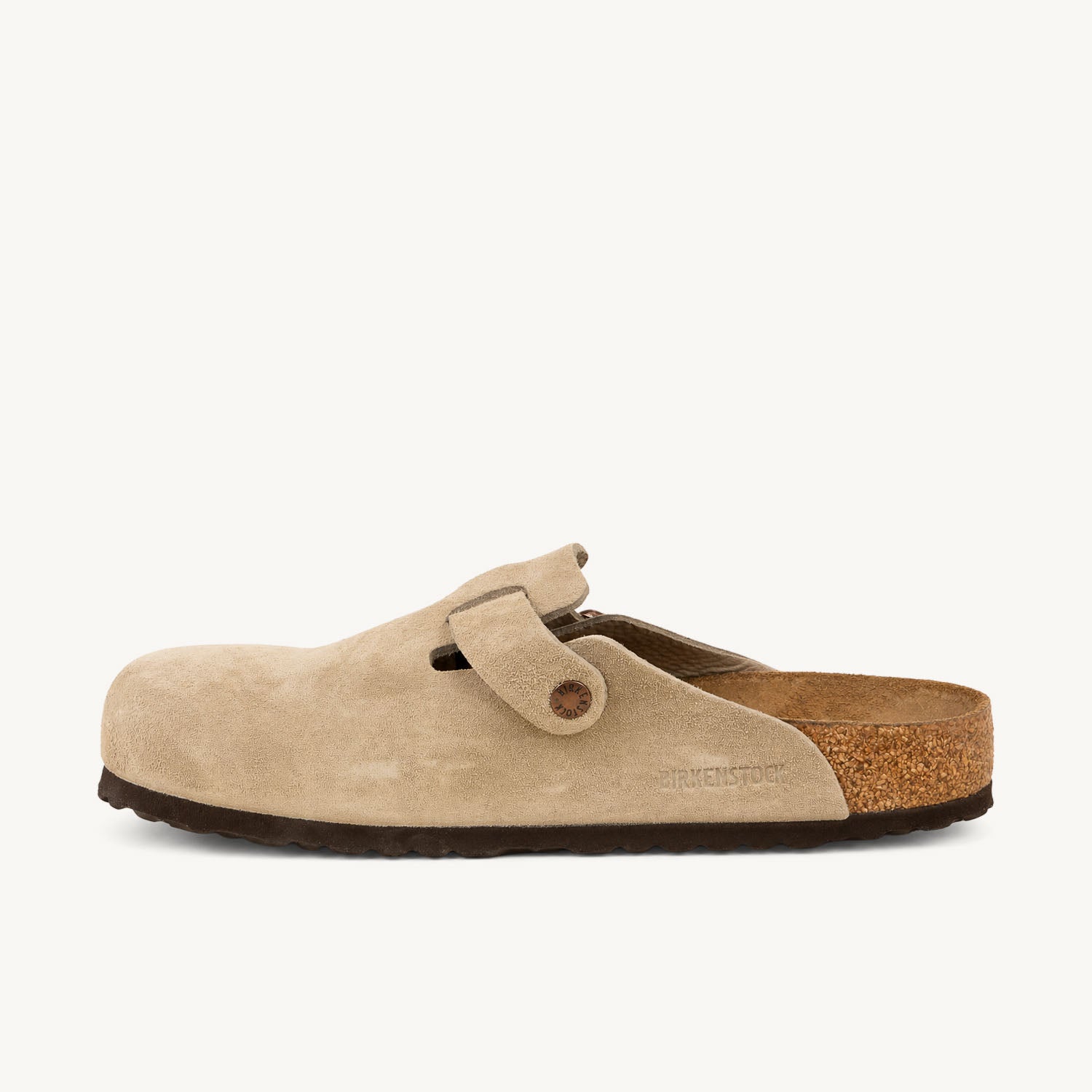 Sandales Homme BIRKENSTOCK BOSTON SUEDE Beige