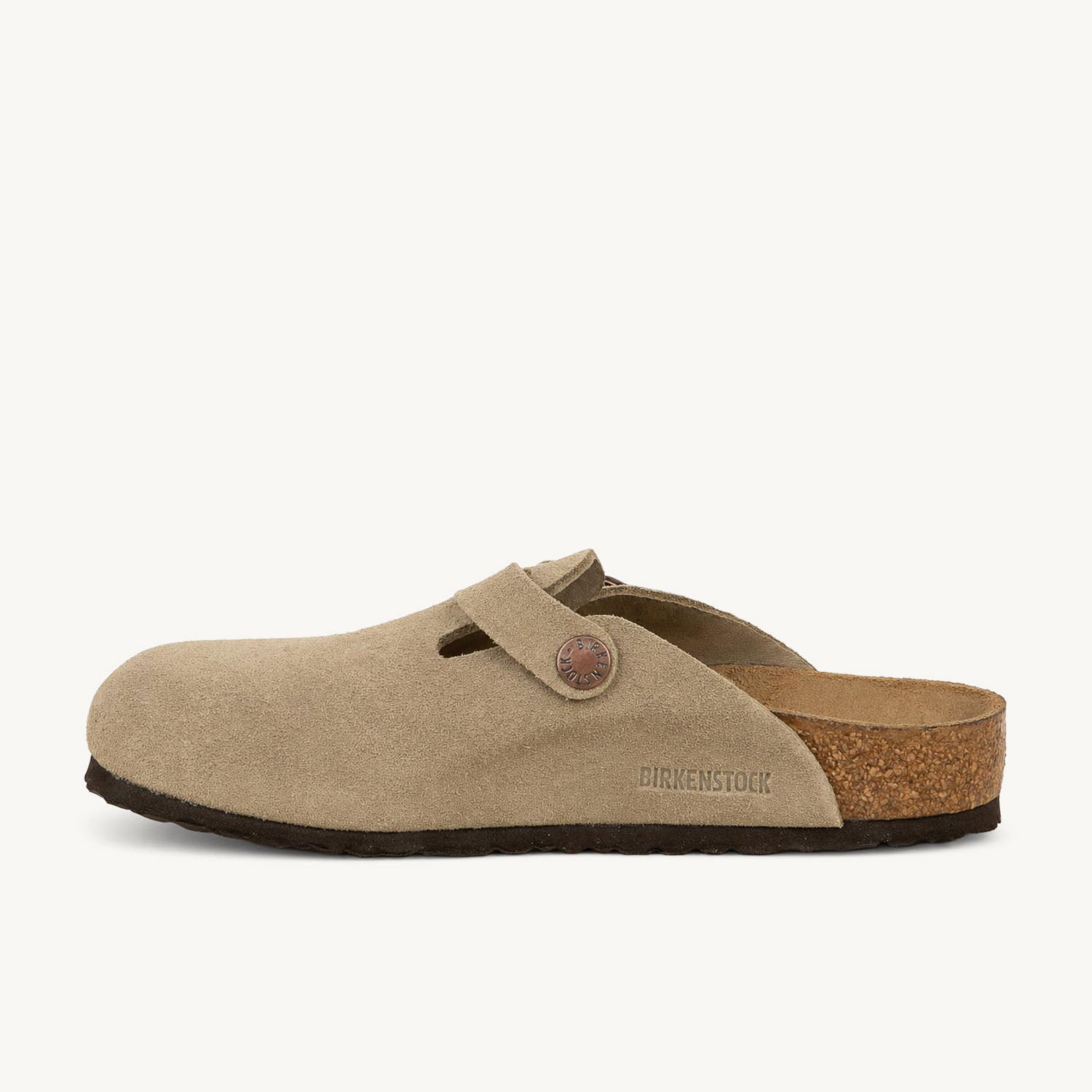 Sandales Enfant BIRKENSTOCK BOSTON SUEDE Beige