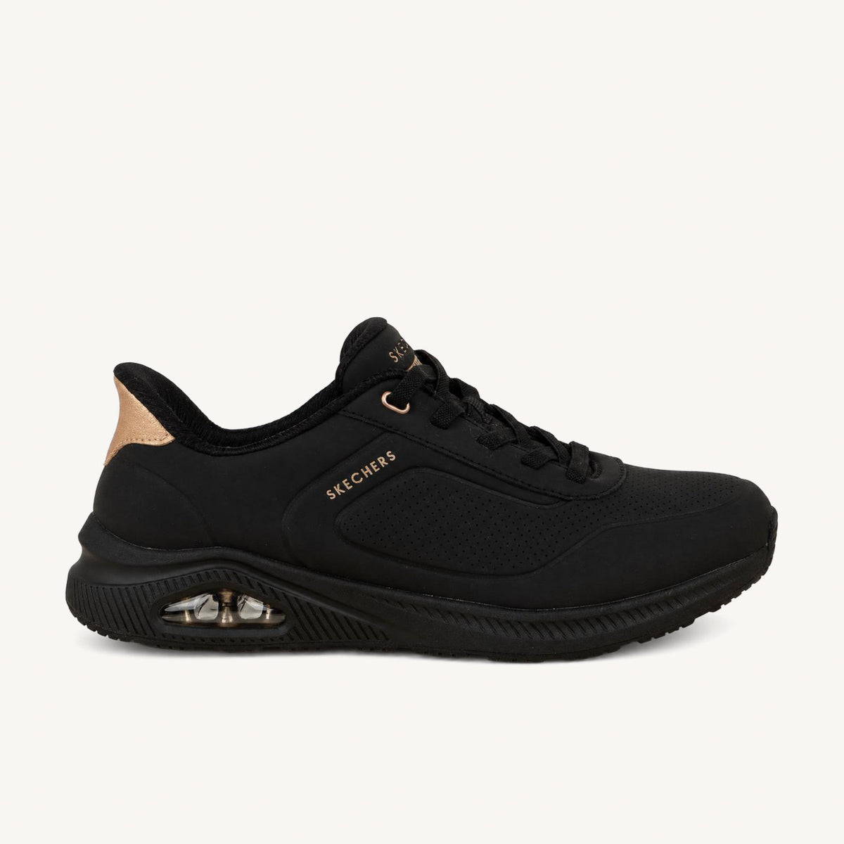 Sneakers Femme SKECHERS ARCH FIT UNO SLIP INS Noir