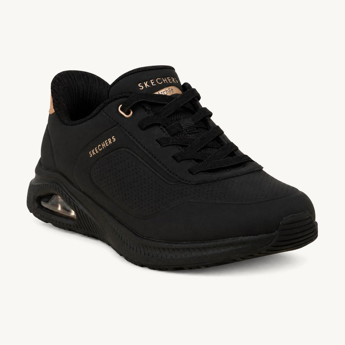 Sneakers Femme SKECHERS ARCH FIT UNO SLIP INS Noir