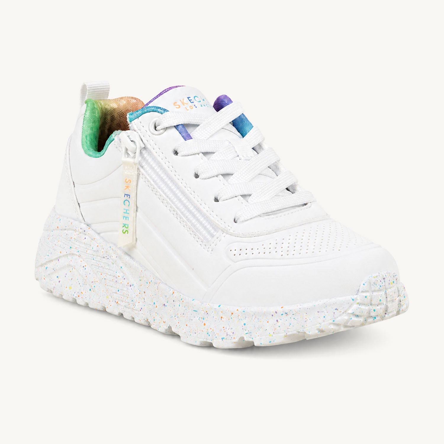 Baskets Enfant UNO LITE VIVID SPLASH Blanc