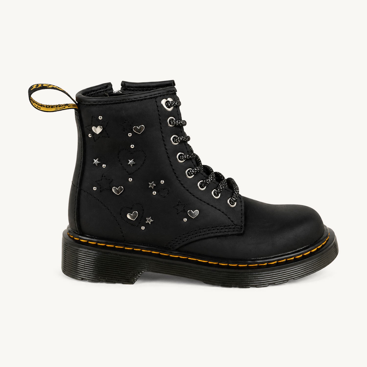 Boots et bottines Enfant DOC MARTENS 1460 HEARTS Noir