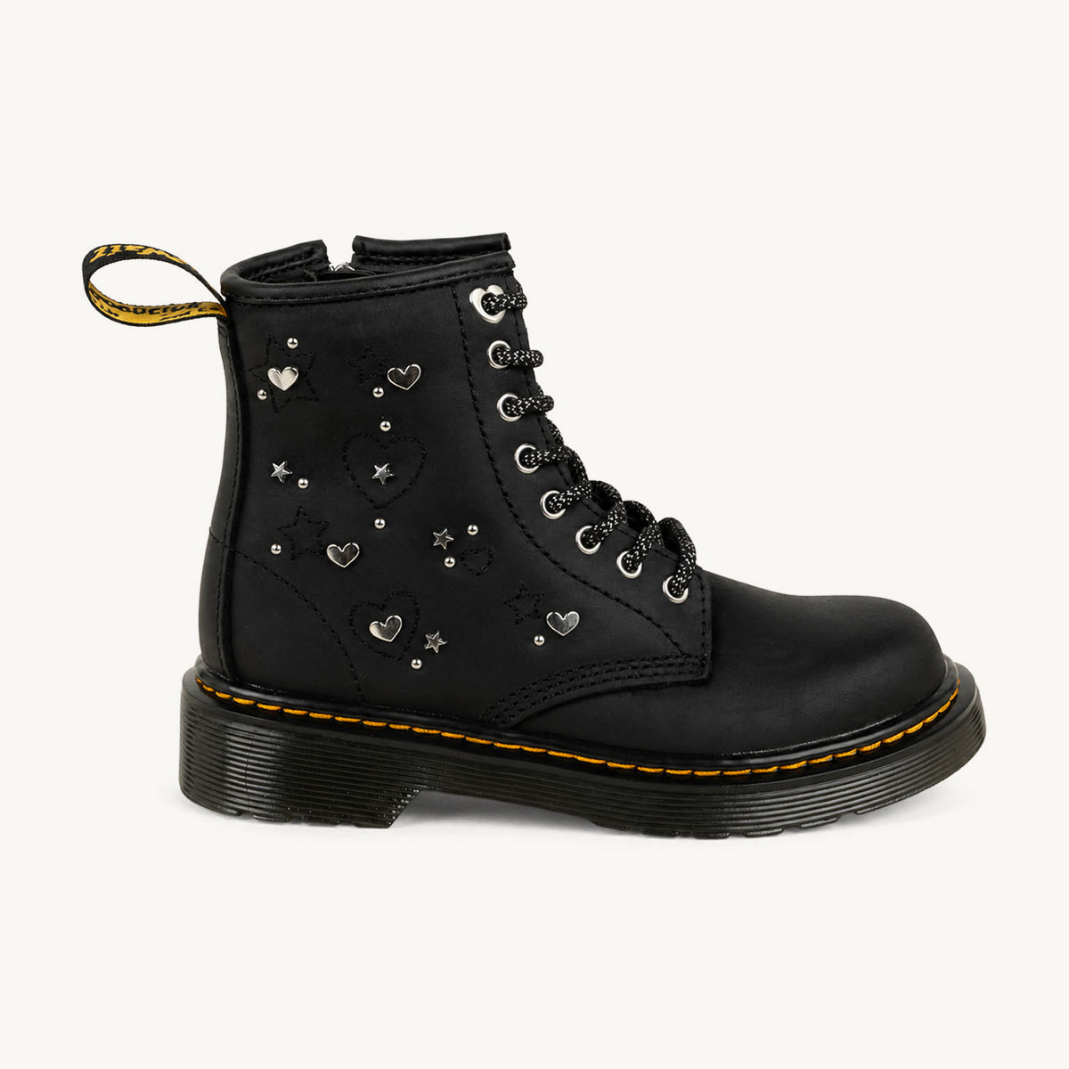 Boots et bottines Enfant DOC MARTENS 1460 HEARTS Noir