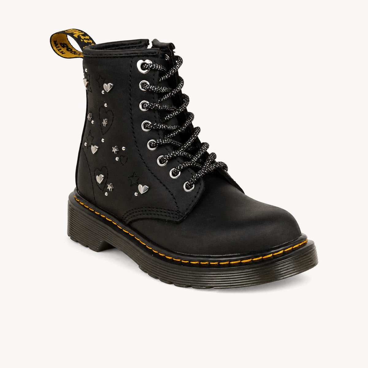 Boots et bottines Enfant DOC MARTENS 1460 HEARTS Noir