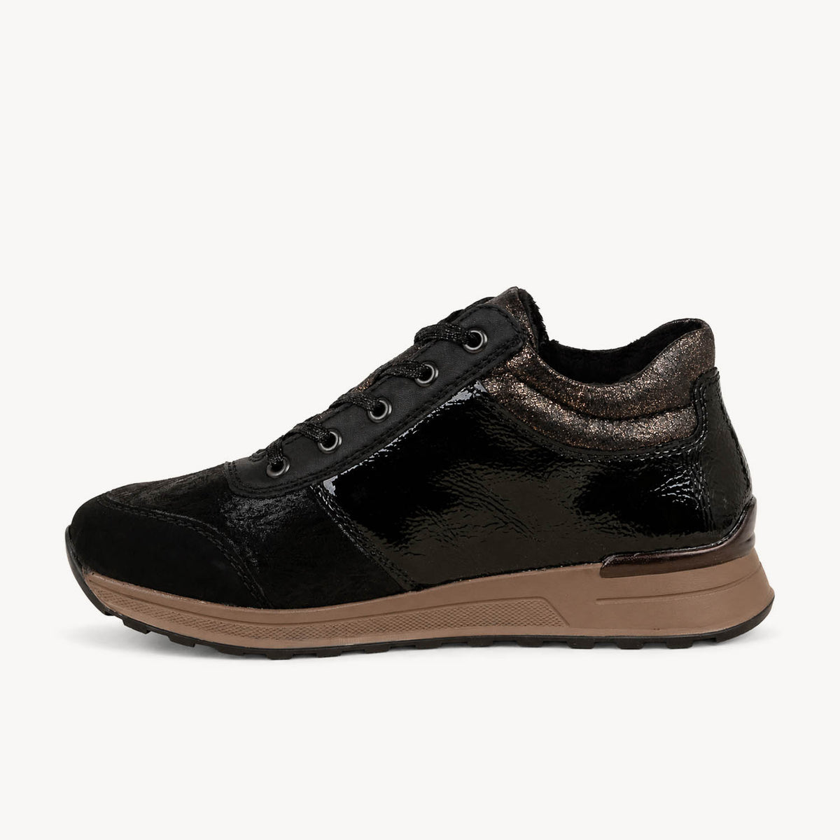 Baskets Femme RIEKER N1407 - RIEMO Noir
