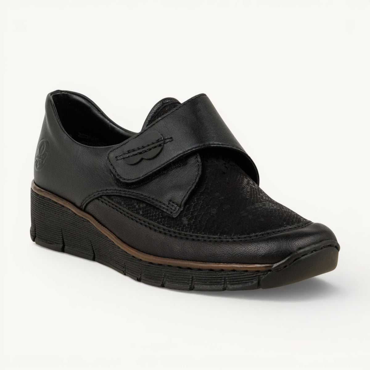 Derbies Femme RIEKER 537C0 - RIZZATO Noir