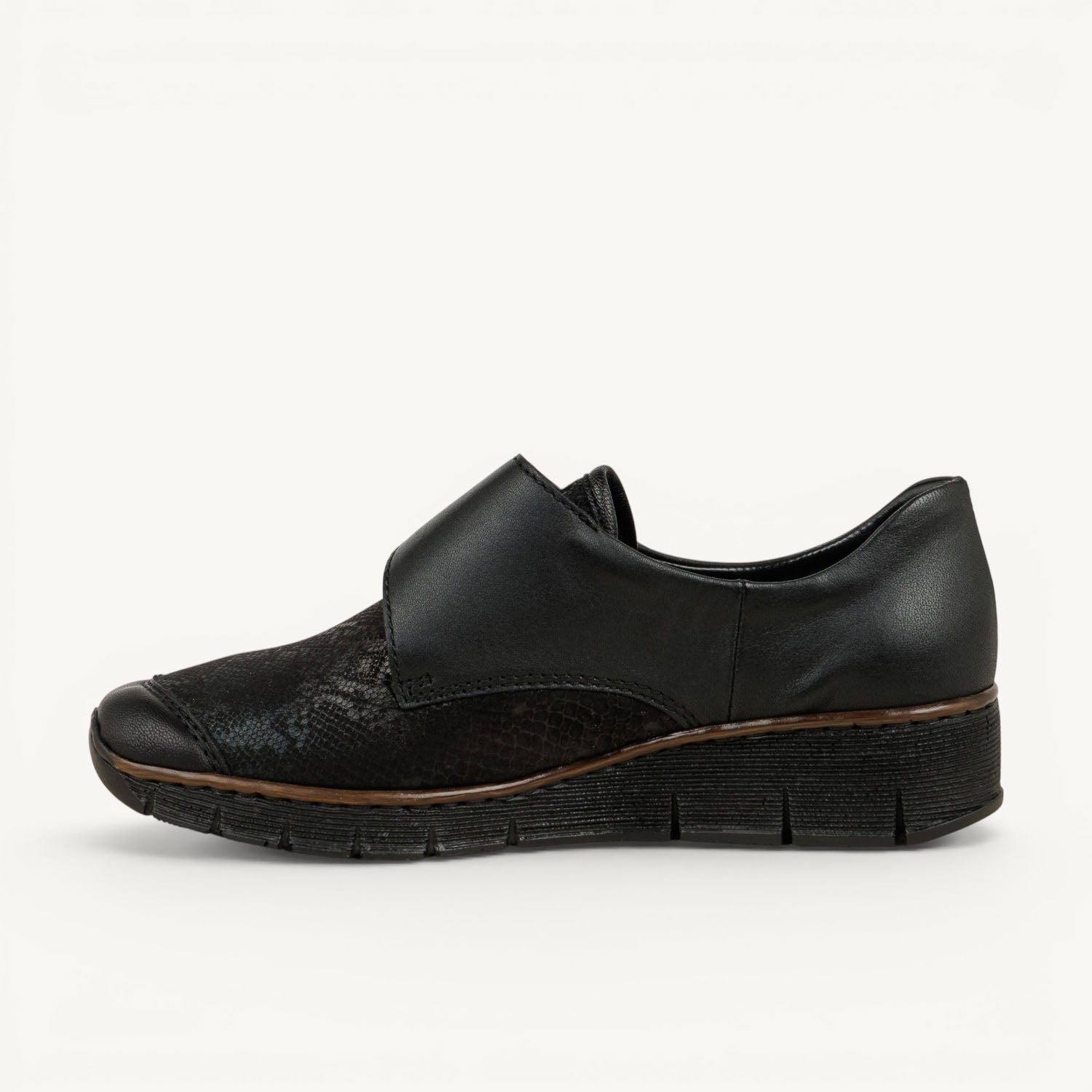 Derbies Femme RIEKER 537C0 - RIZZATO Noir