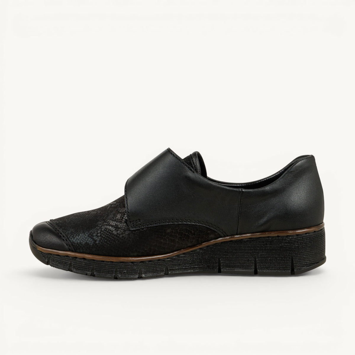 Derbies Femme RIEKER 537C0 - RIZZATO Noir