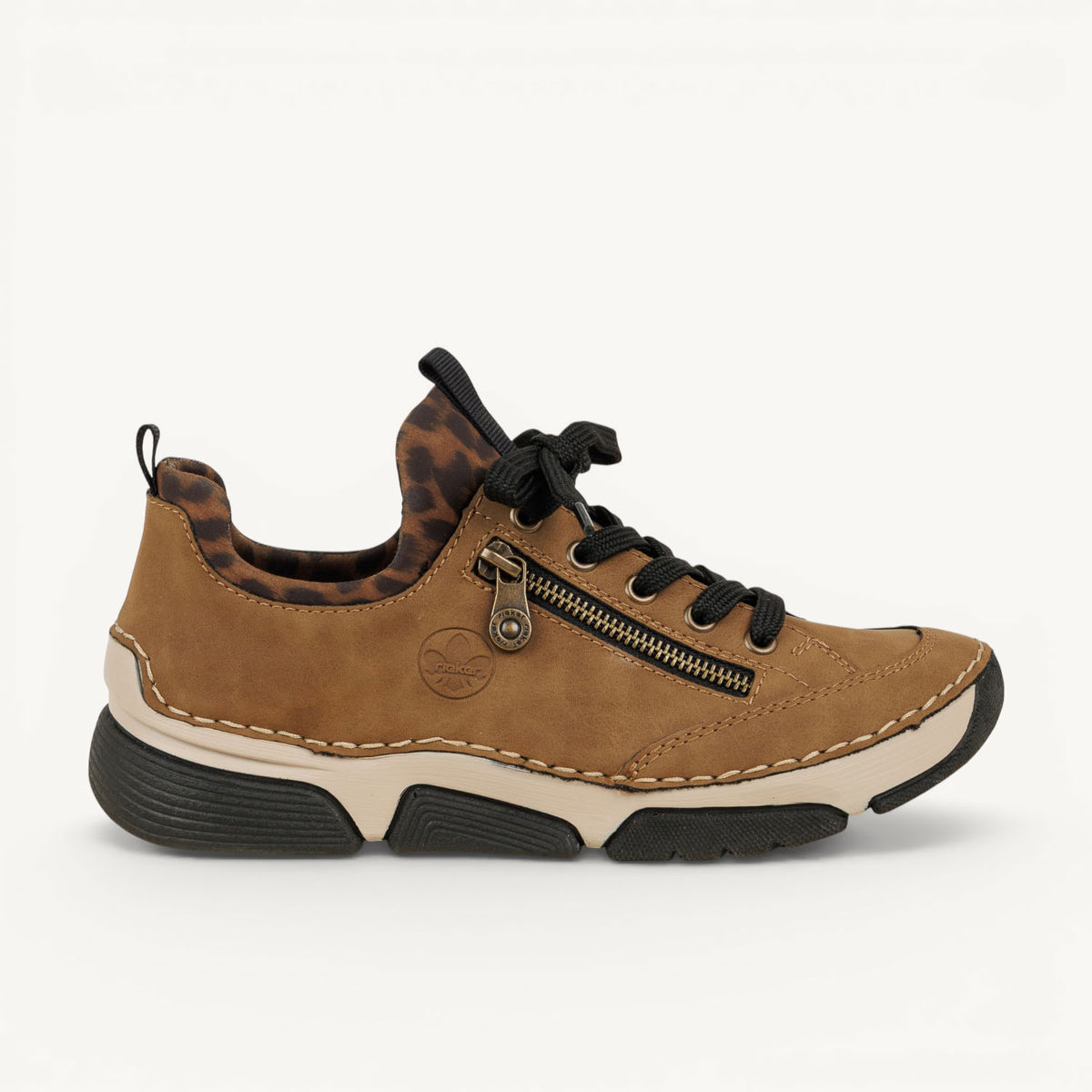 Baskets Femme RIEKER 45973 - RIOT Marron